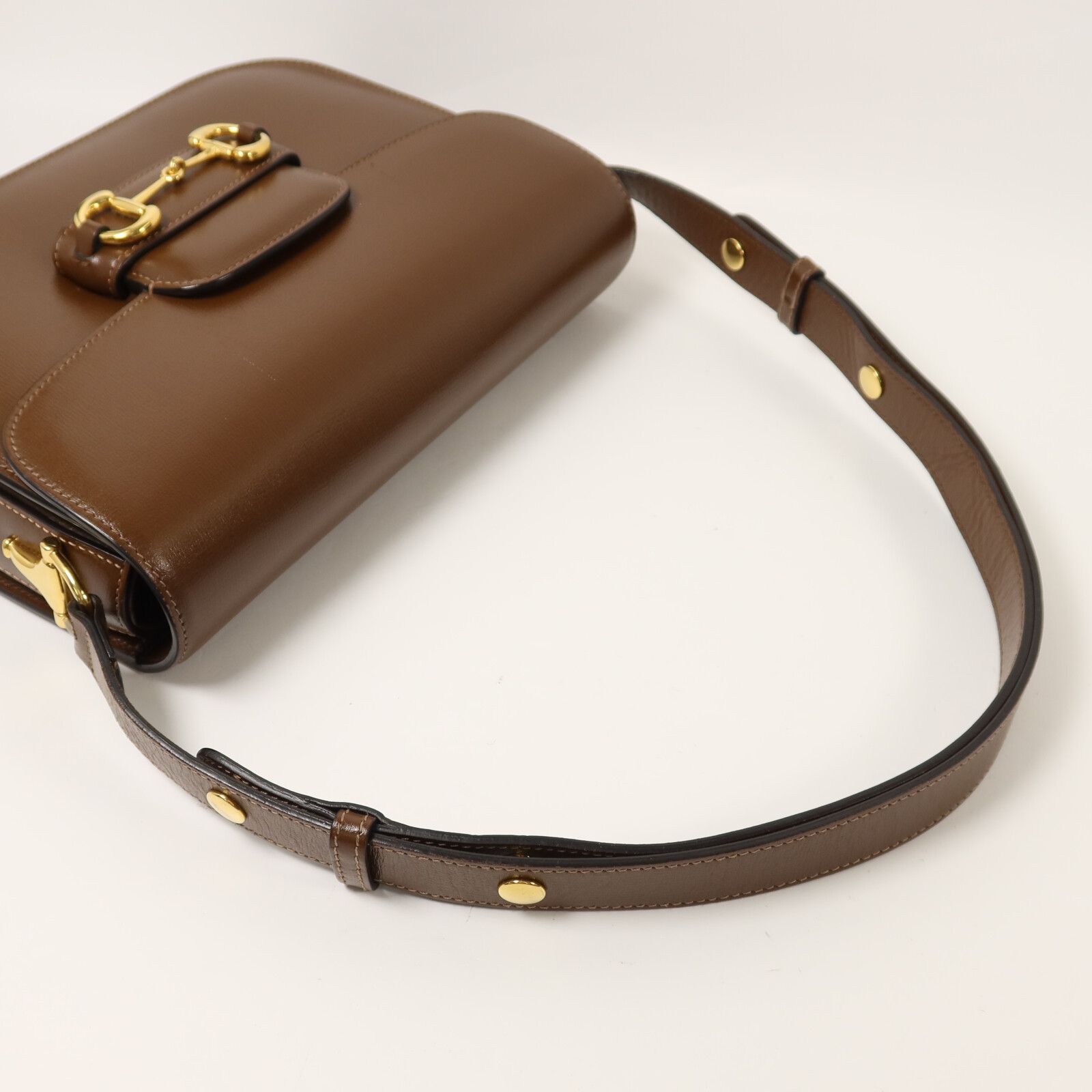 Brown Horsebit 1955 Shoulder Bag — view 9