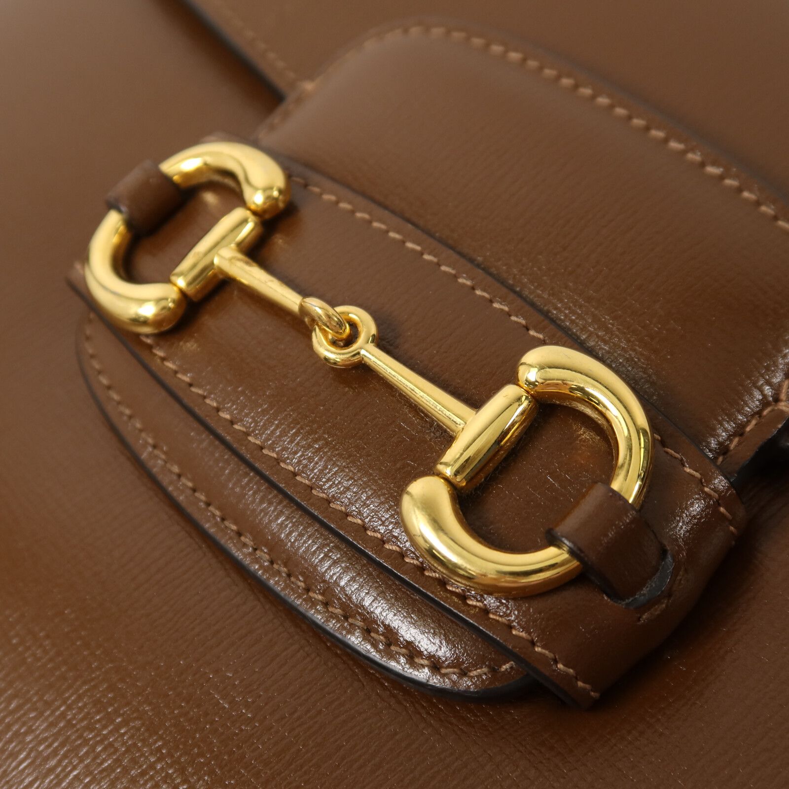 Brown Horsebit 1955 Shoulder Bag — view 10
