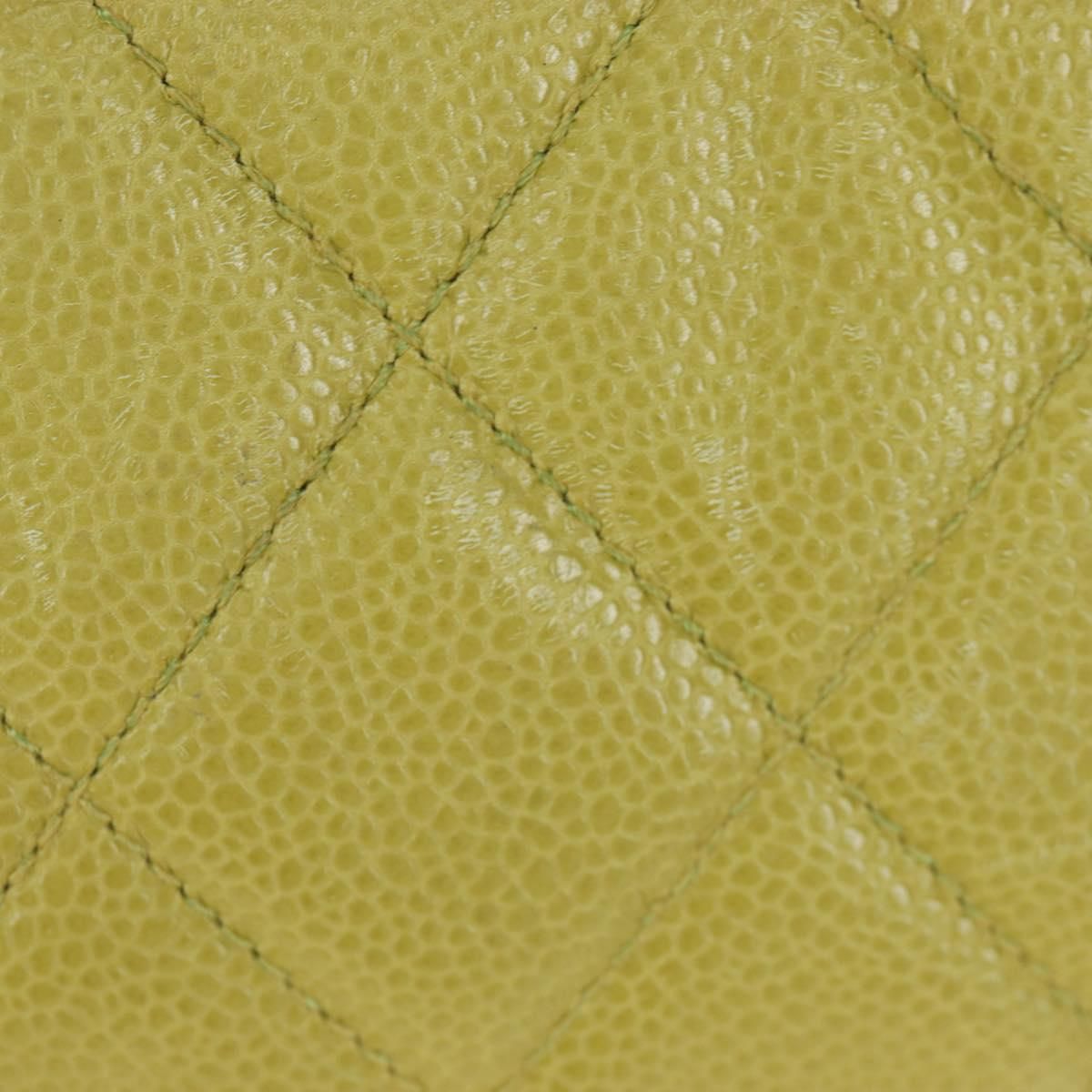Vintage Lime Caviar Quilted Fanny Pack/Waist Bag w/GHW — view 2
