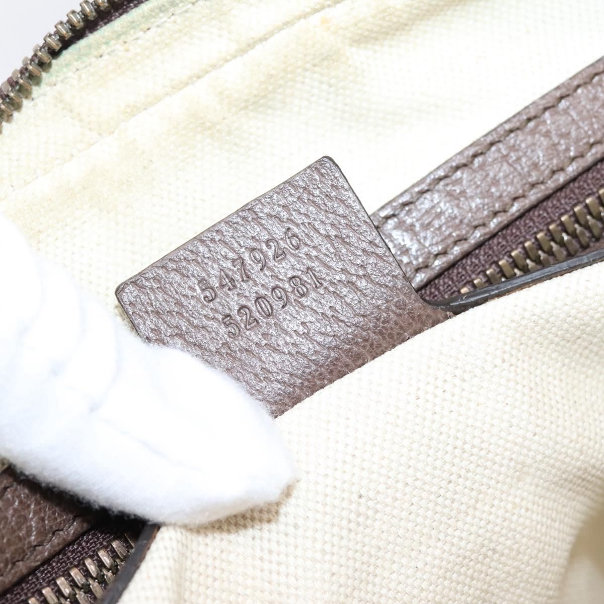 GG Supreme Monogram Web Medium Ophidia Messenger Bag Brown — view 11