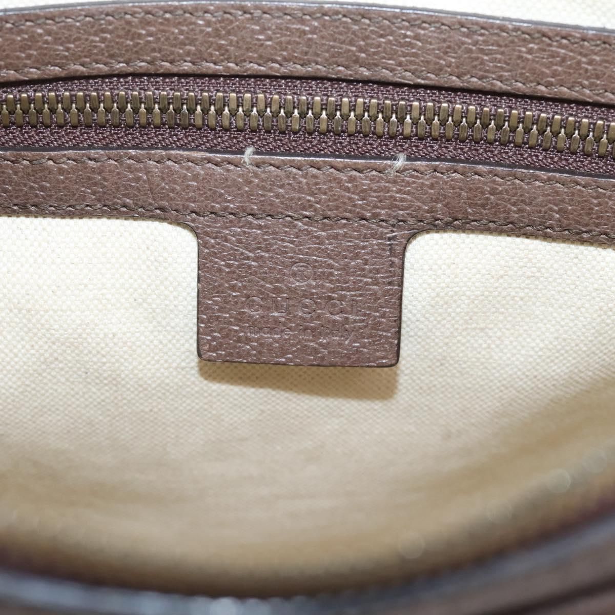 GG Supreme Monogram Web Medium Ophidia Messenger Bag Brown — view 21