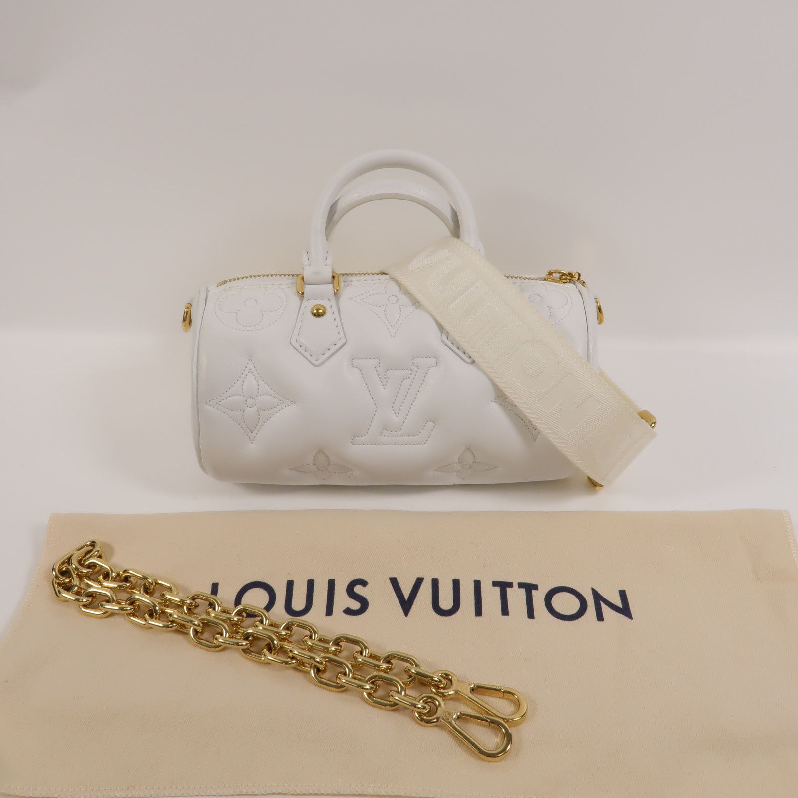 Bubblegram Papillon Bb Hand-ground Shoulder Bag White 2way Shoulder Bag M 59827 — view 11
