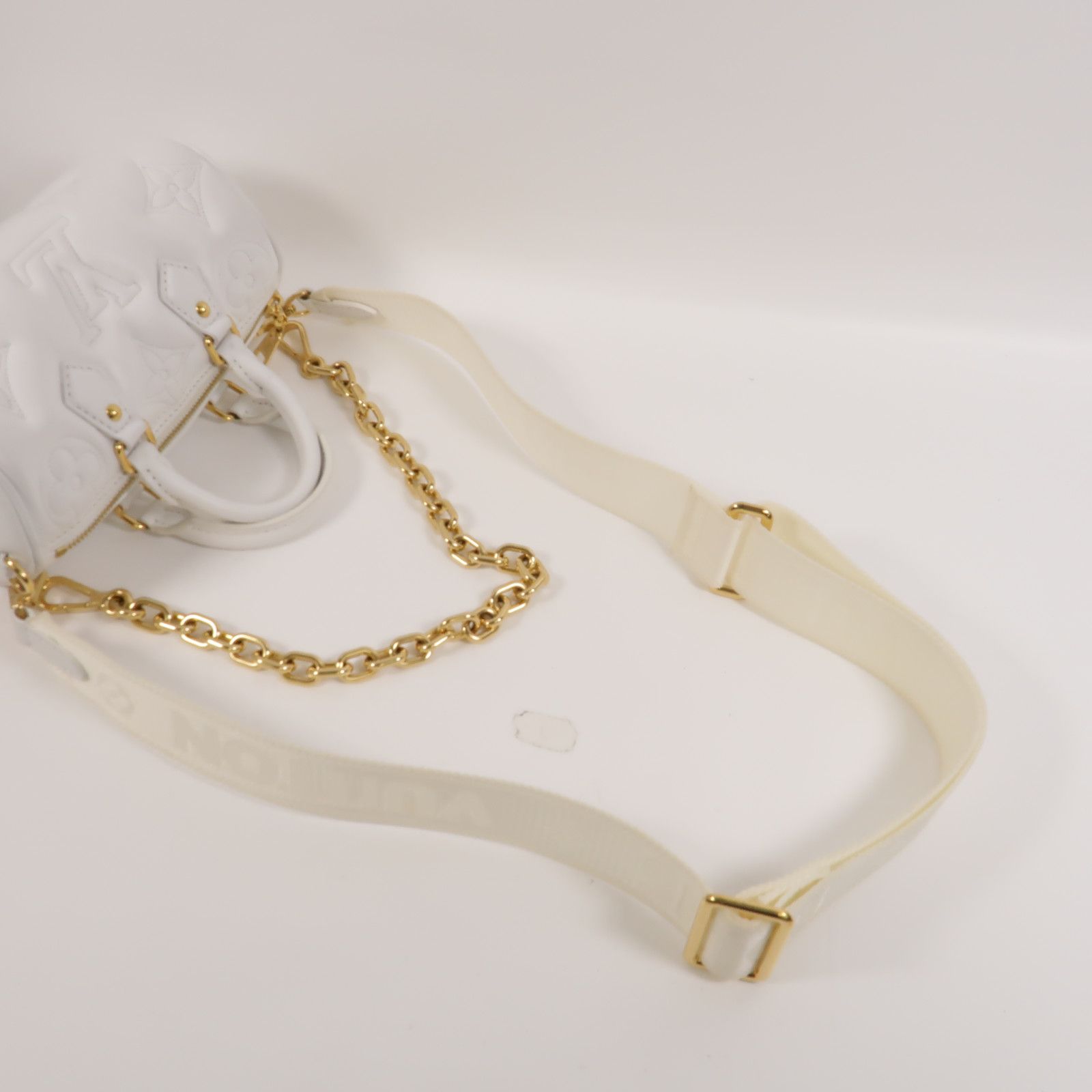 Bubblegram Papillon Bb Hand-ground Shoulder Bag White 2way Shoulder Bag M 59827 — view 6