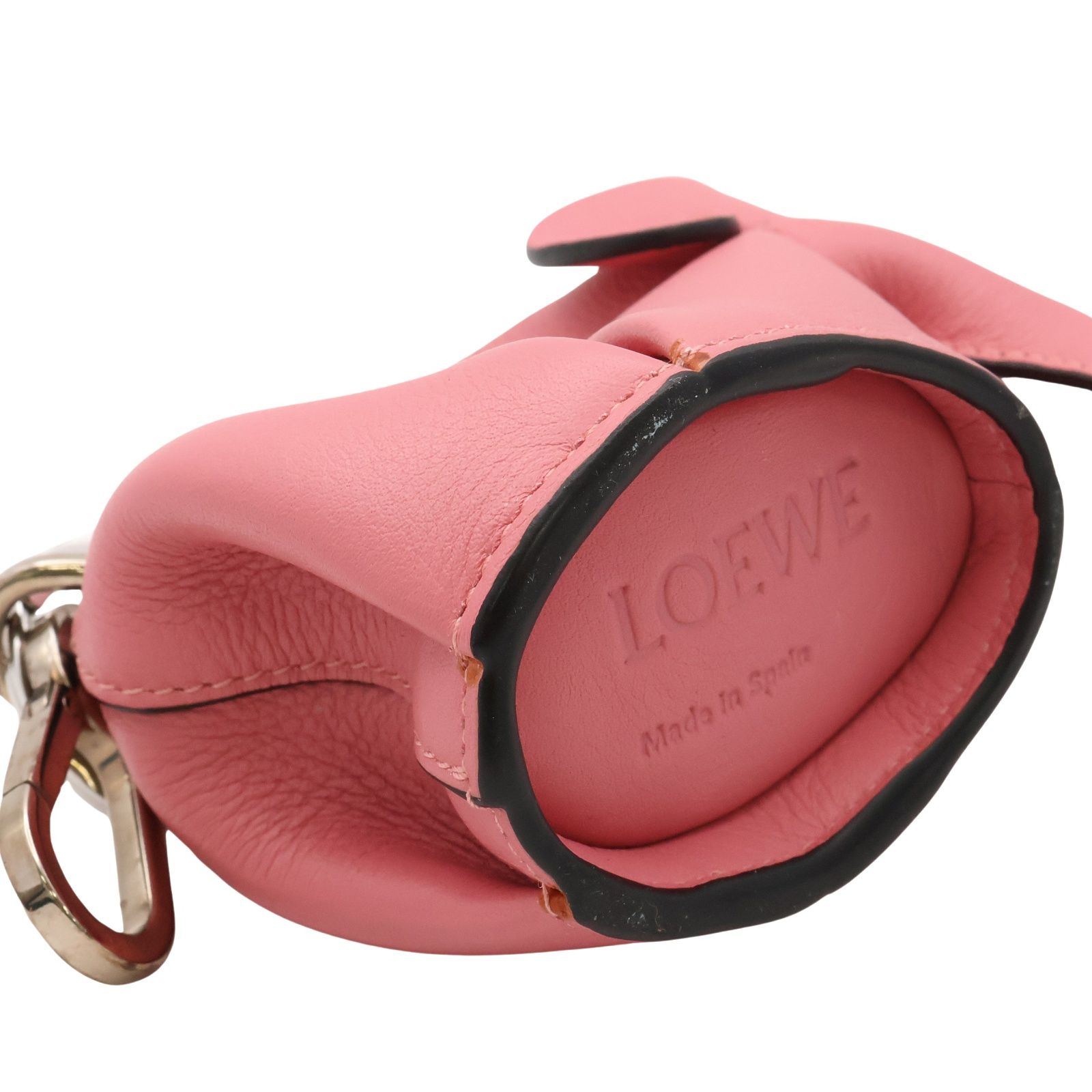 Pink Calfskin Elephant Coin Case — view 5