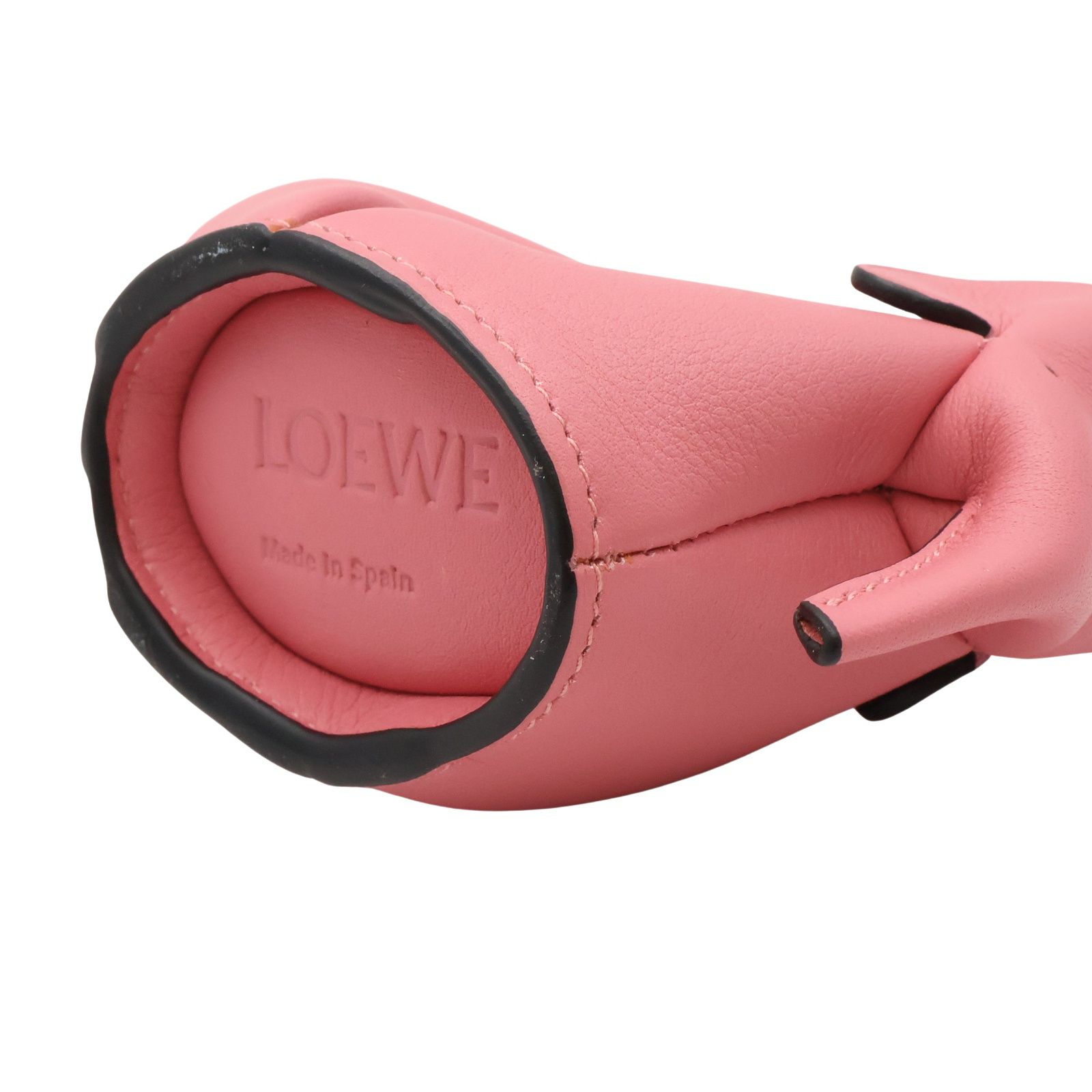 Pink Calfskin Elephant Coin Case — view 6
