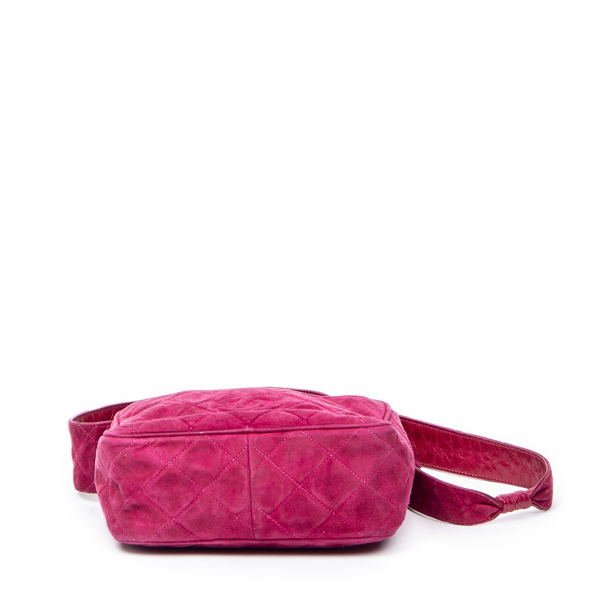 Mini CC Fringe Tassel Camera Bag  Quilted Suede Leather — view 6