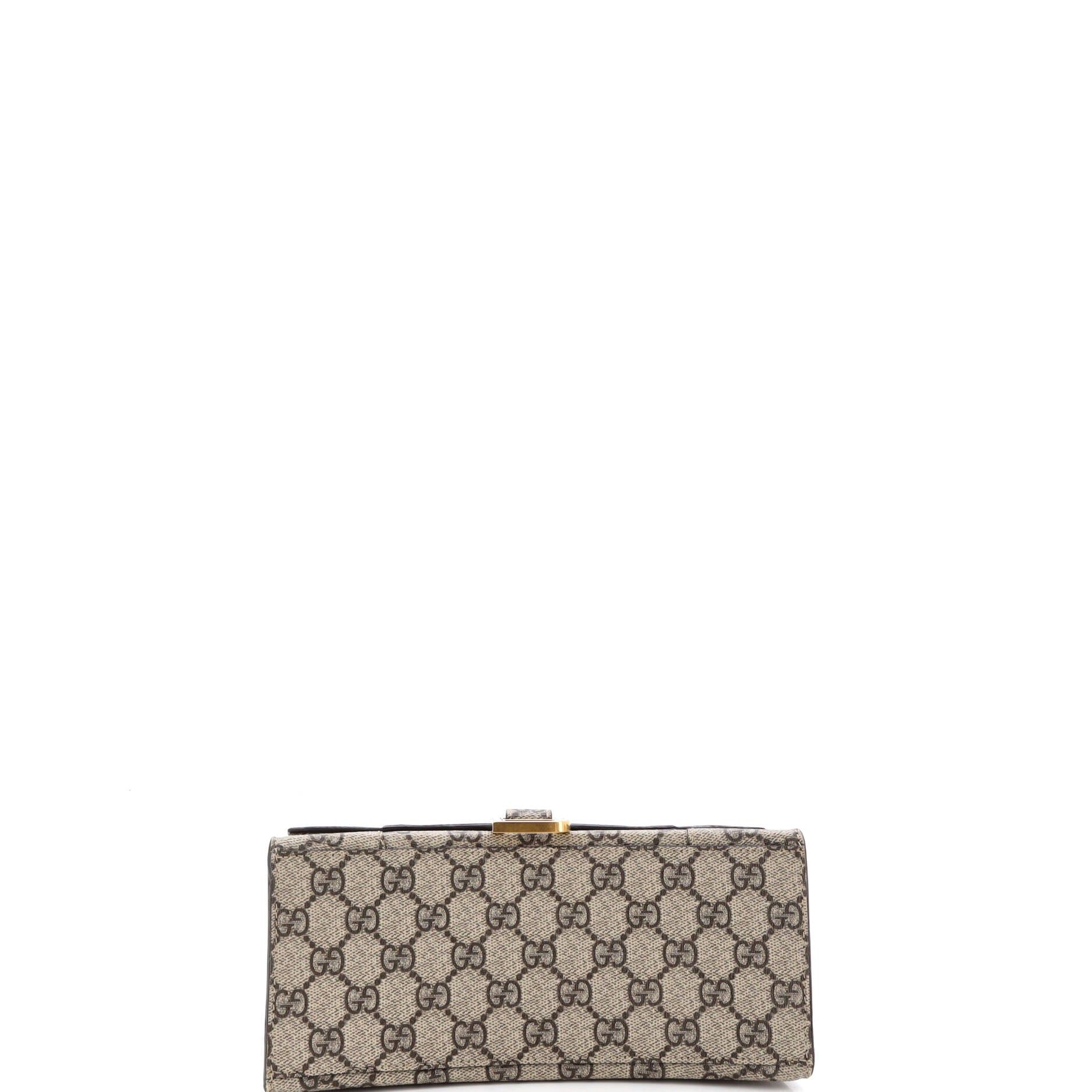 X Balenciaga The Hacker Project Hourglass Top Handle Bag Gg Coated Canvas Small — view 4
