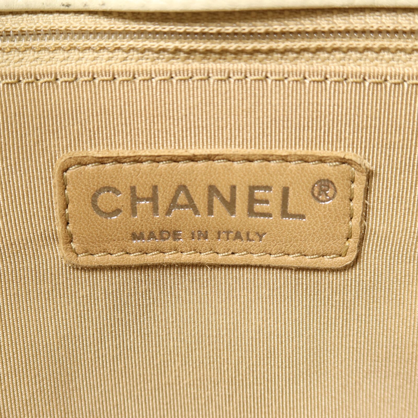 Caviar Leather Petite Shopping Tote (PST) w/SHW — view 6