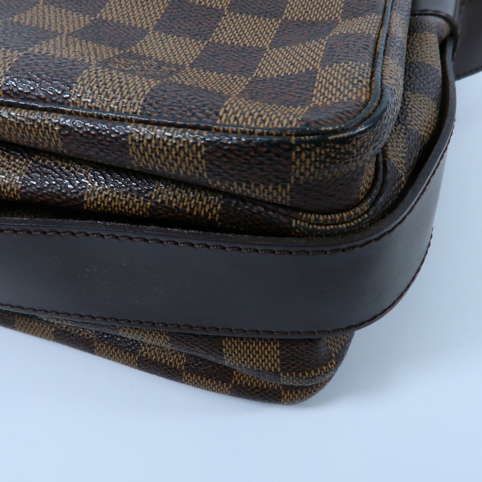 Damier Naviglio Shoulder Bag Brown Shoulder Bag N 45255 — view 13