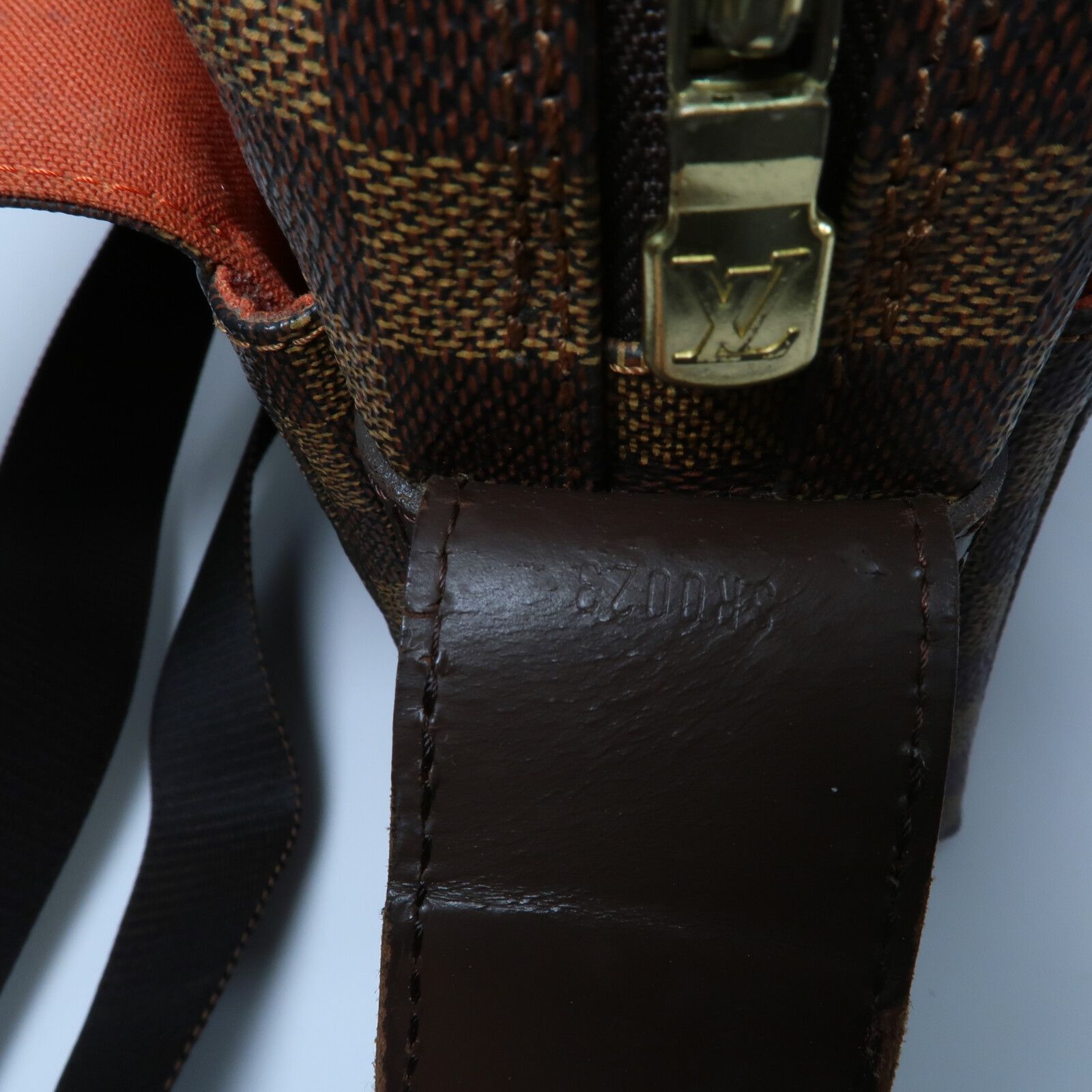 Damier Naviglio Shoulder Bag Brown Shoulder Bag N 45255 — view 8