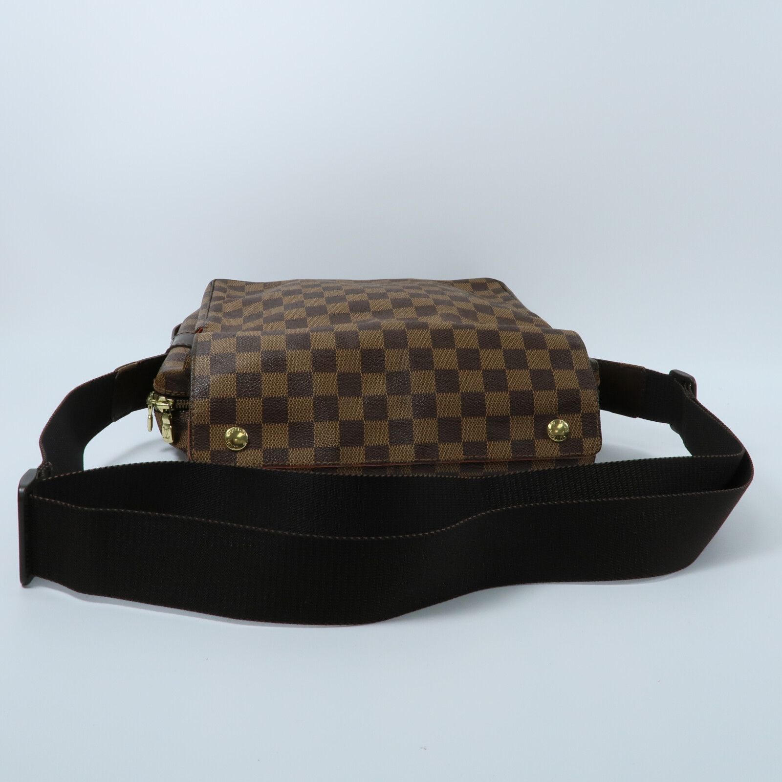 Damier Naviglio Shoulder Bag Brown Shoulder Bag N 45255 — view 9