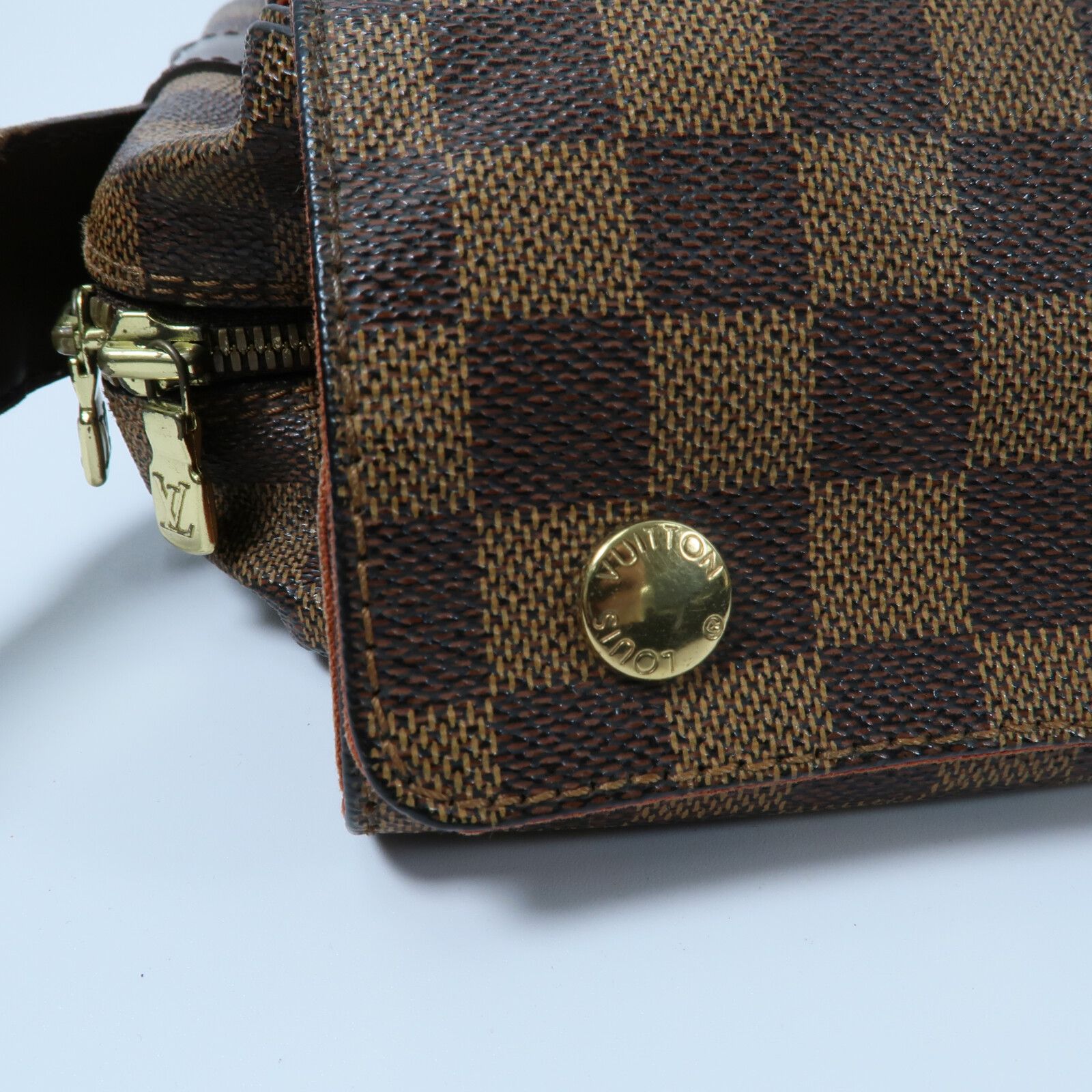 Damier Naviglio Shoulder Bag Brown Shoulder Bag N 45255 — view 10