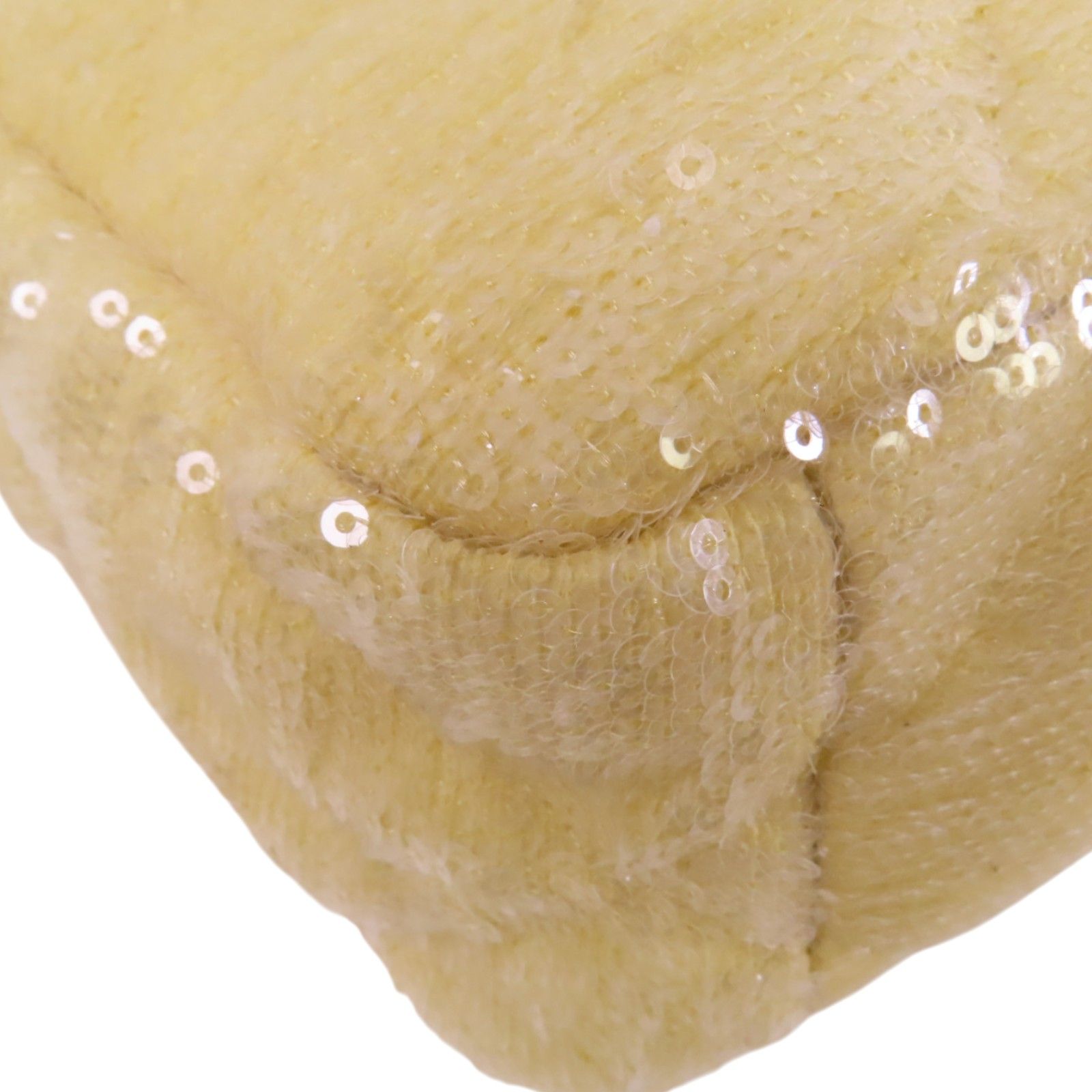 Piece 19 Sequin Flag Bag Golden Cross Hand-handed Sho, Yellow/Gold — view 13