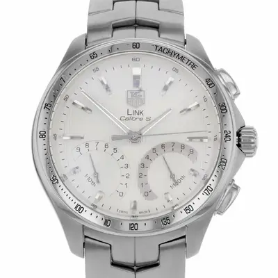 Link Chronograph Silver Dial Steel Quartz Mens Watch CAT7011.BA0952
