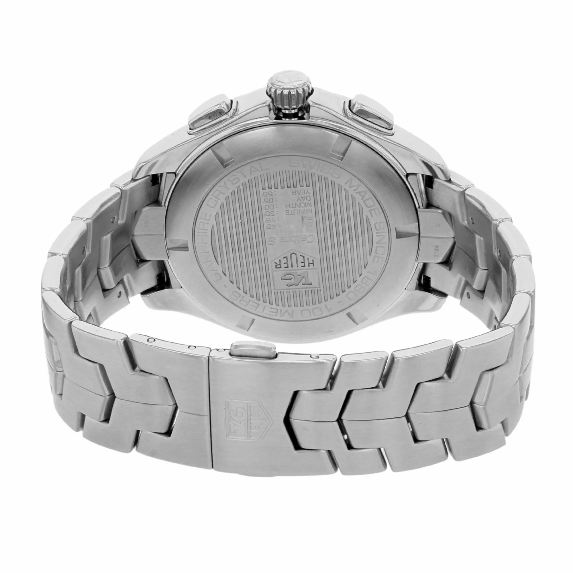 Link Chronograph Silver Dial Steel Quartz Mens Watch CAT7011.BA0952 — view 4