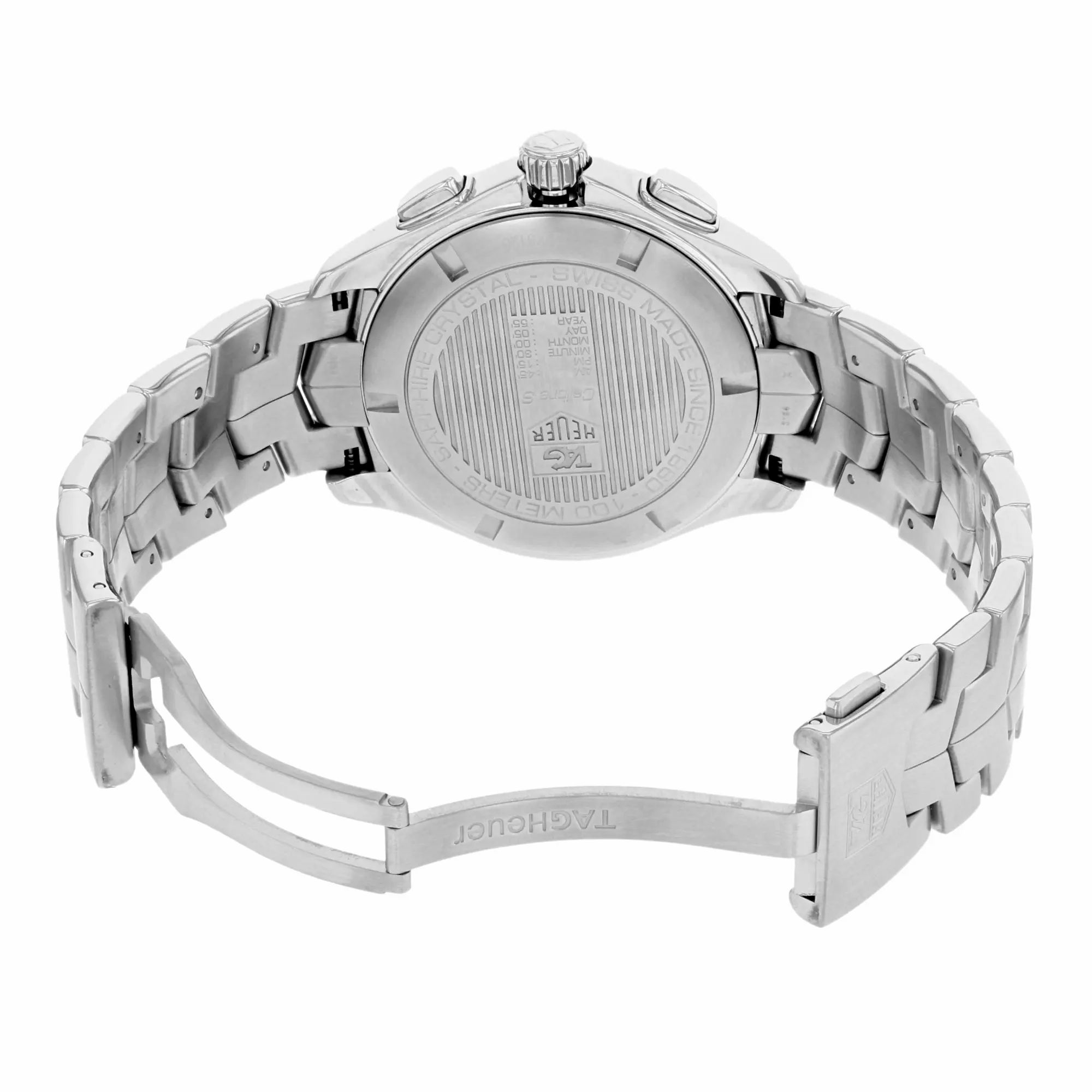 Link Chronograph Silver Dial Steel Quartz Mens Watch CAT7011.BA0952 — view 5