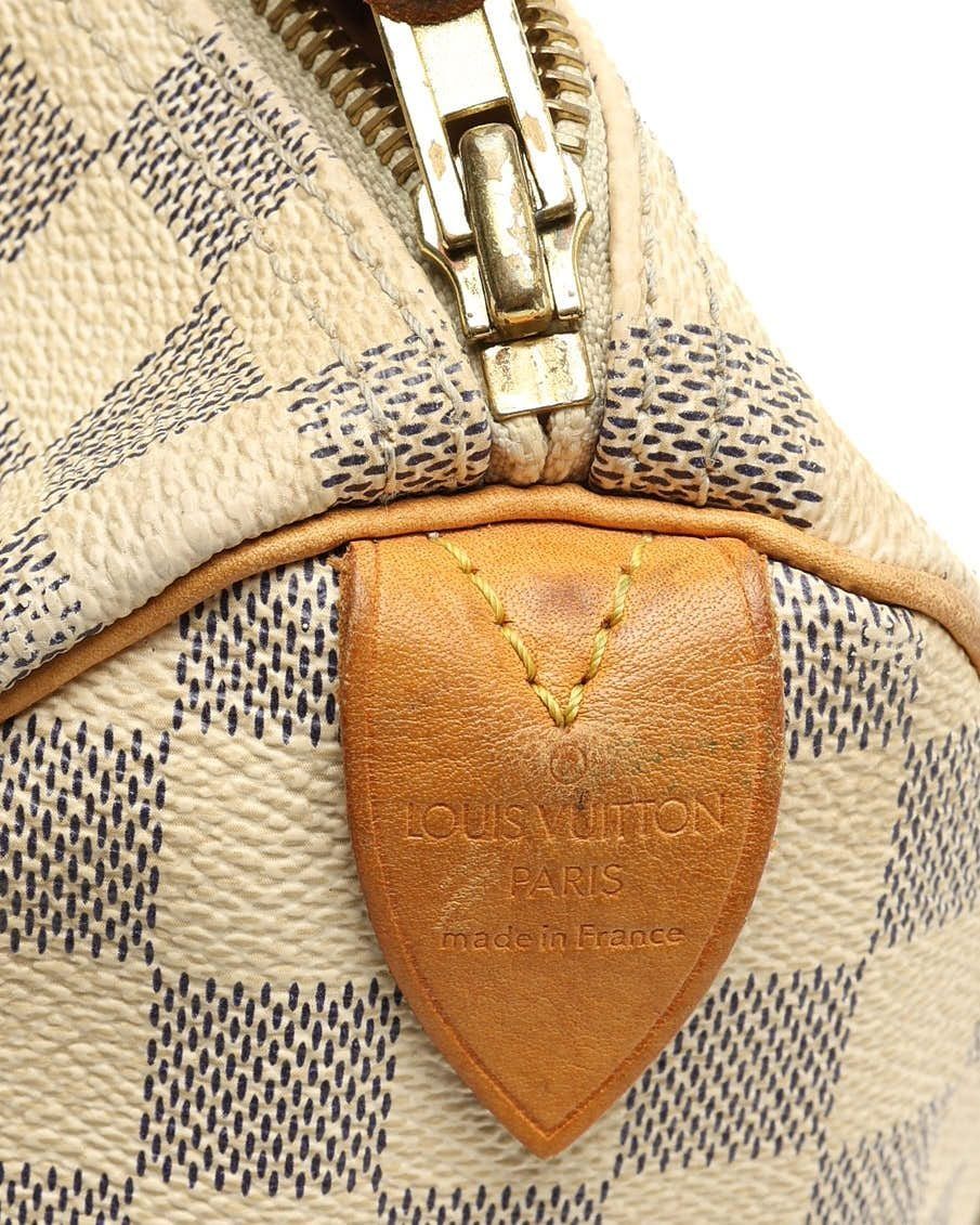 Speedy 30, Damier Azur — view 8
