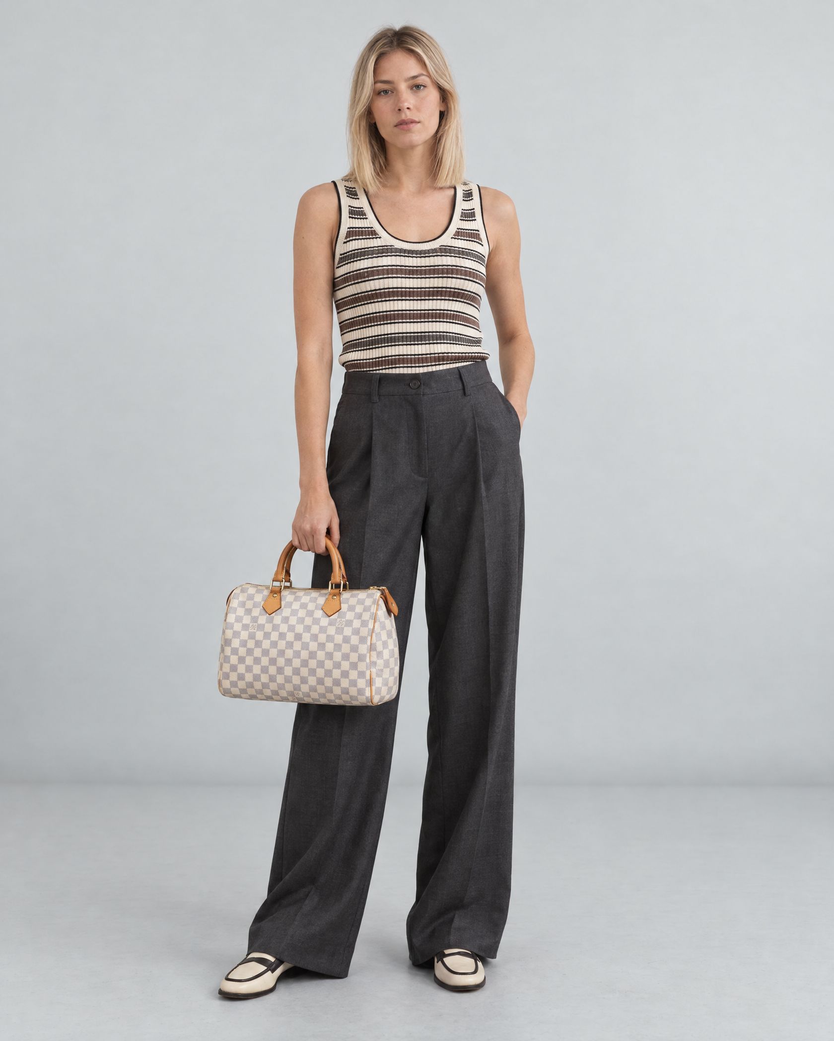Speedy 30, Damier Azur — view 10