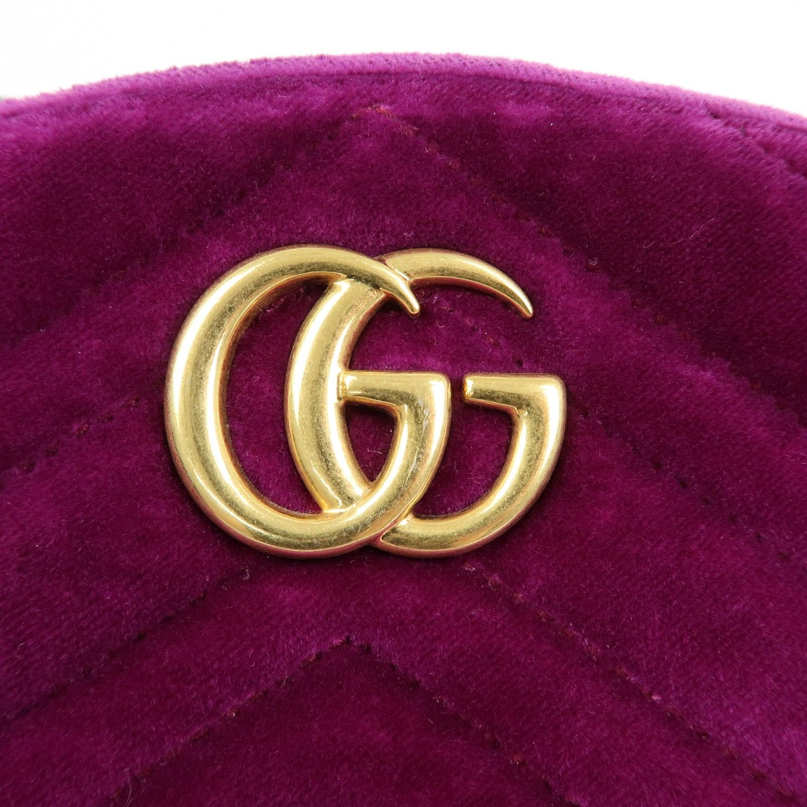GG Marmont Double G Velvet Leather Waist Pouch Body Bag 476434 — view 16