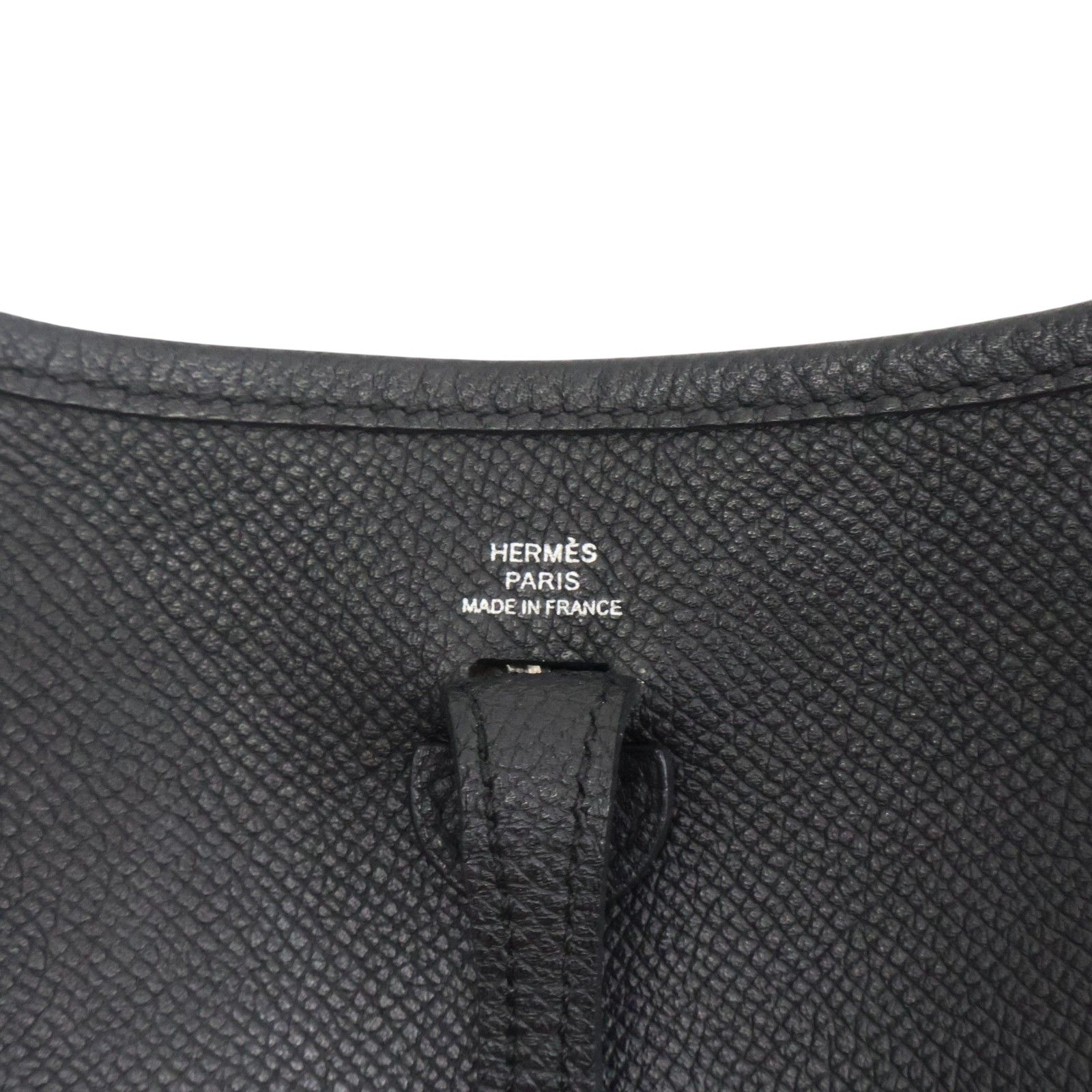 Evelyne 16 Shoulder Bag Noir Black Epsom Leather A Stamp — view 7