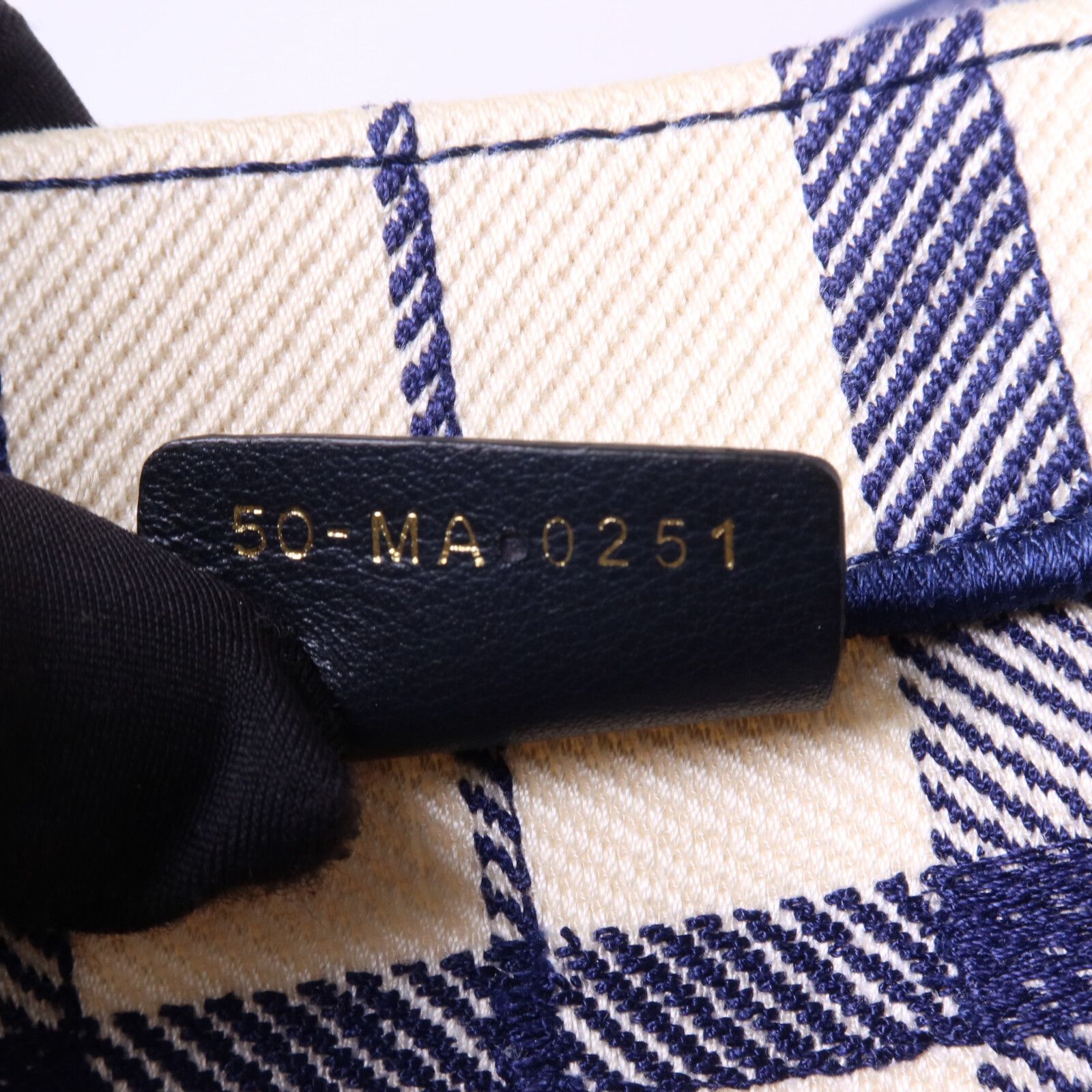 Canvas Book Tote Large Handmade Bag Tote Bag Navy White Blue Canvas — view 7
