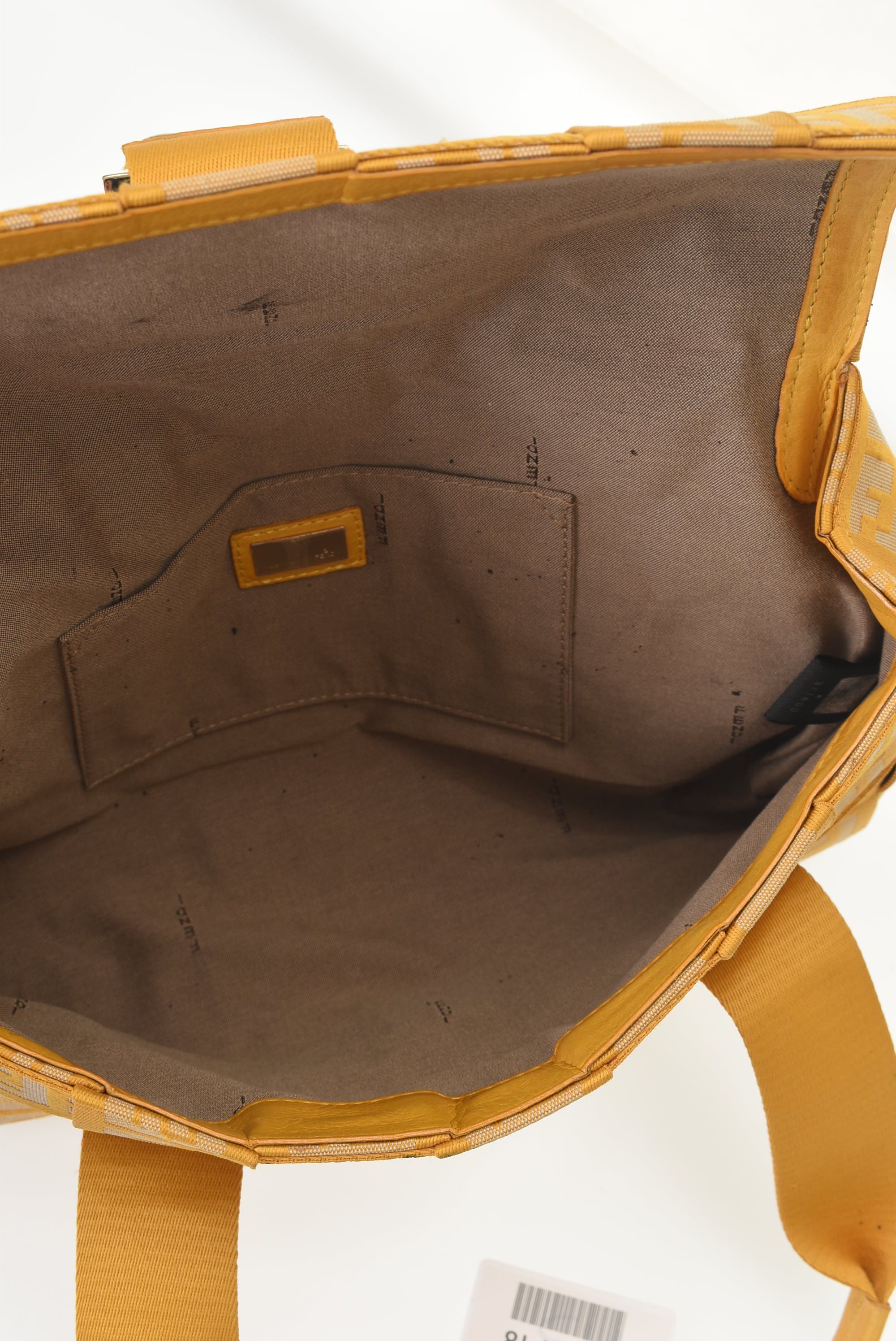 Belt Hand Bag Yellow, Zucca Nylon — view 2