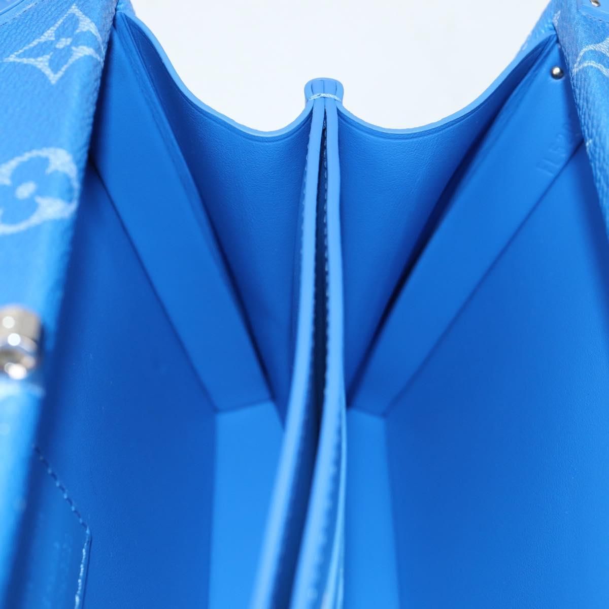 Clouds Trunk Clutch Blue White M 20403 Auth, Blue — view 20