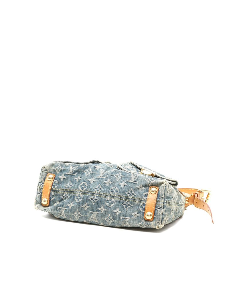 Monogram Denim Baggy PM Bag — view 5