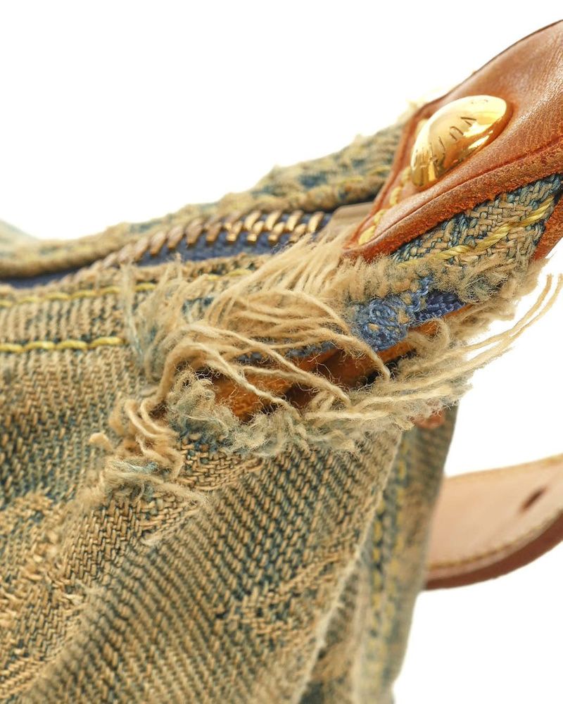 Monogram Denim Baggy PM Bag — view 6