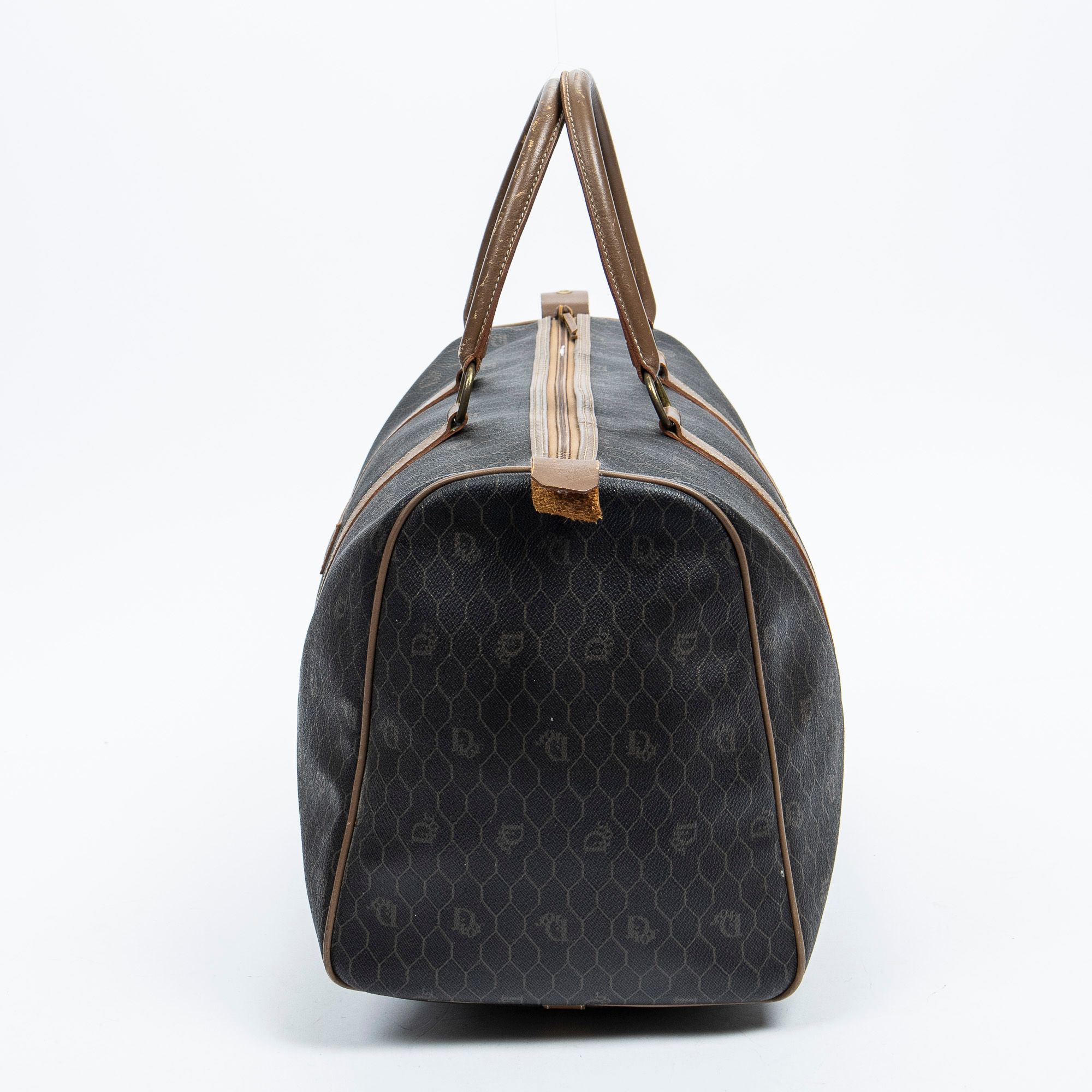 Boston Duffle Bag  Honeycomb Coated Canvas — view 3