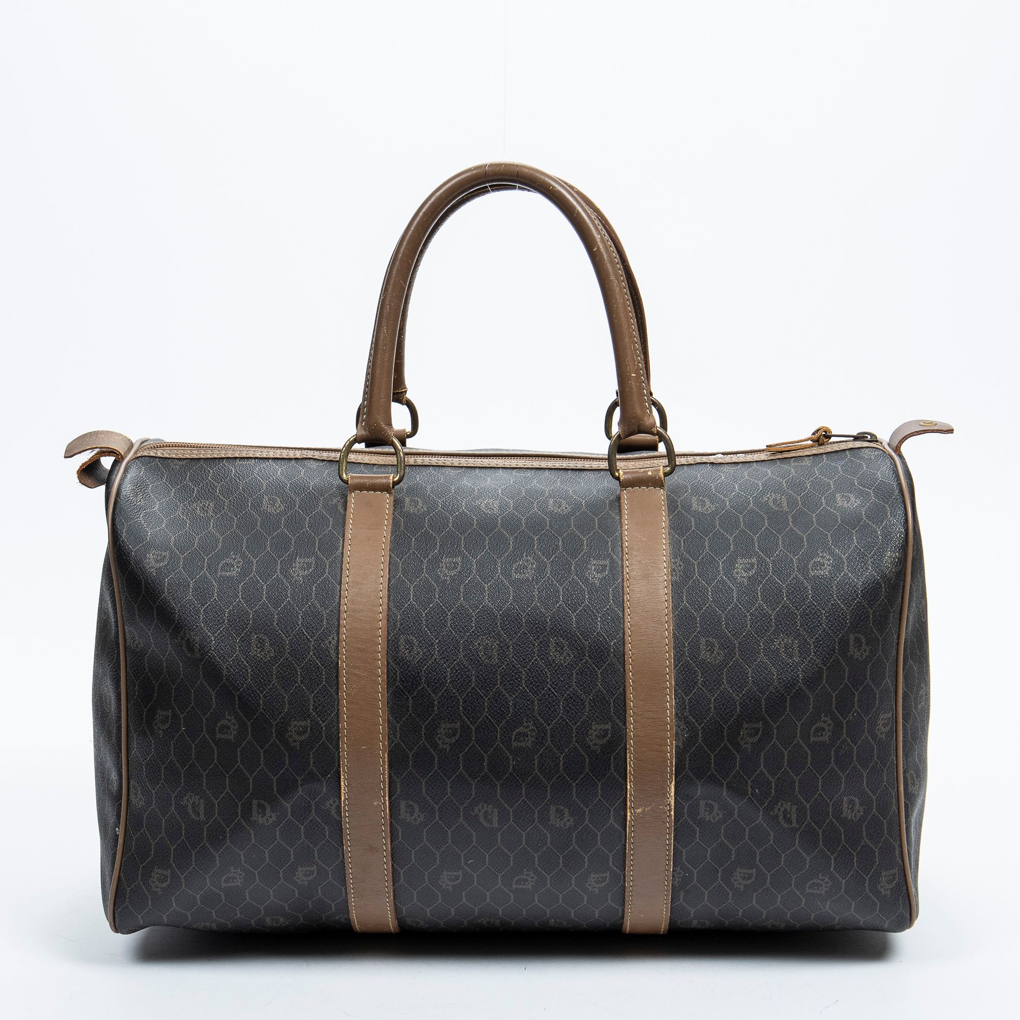 Boston Duffle Bag  Honeycomb Coated Canvas — view 5