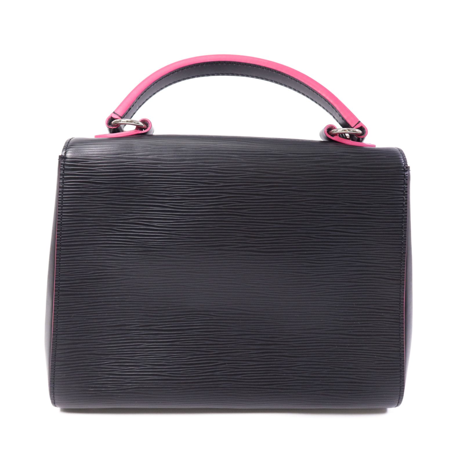 Epi Cluny Bb Ginko Hand-hound Shoulder Bag Black Pink Black/pink 2way Shoulder Bag M 54167 — view 2