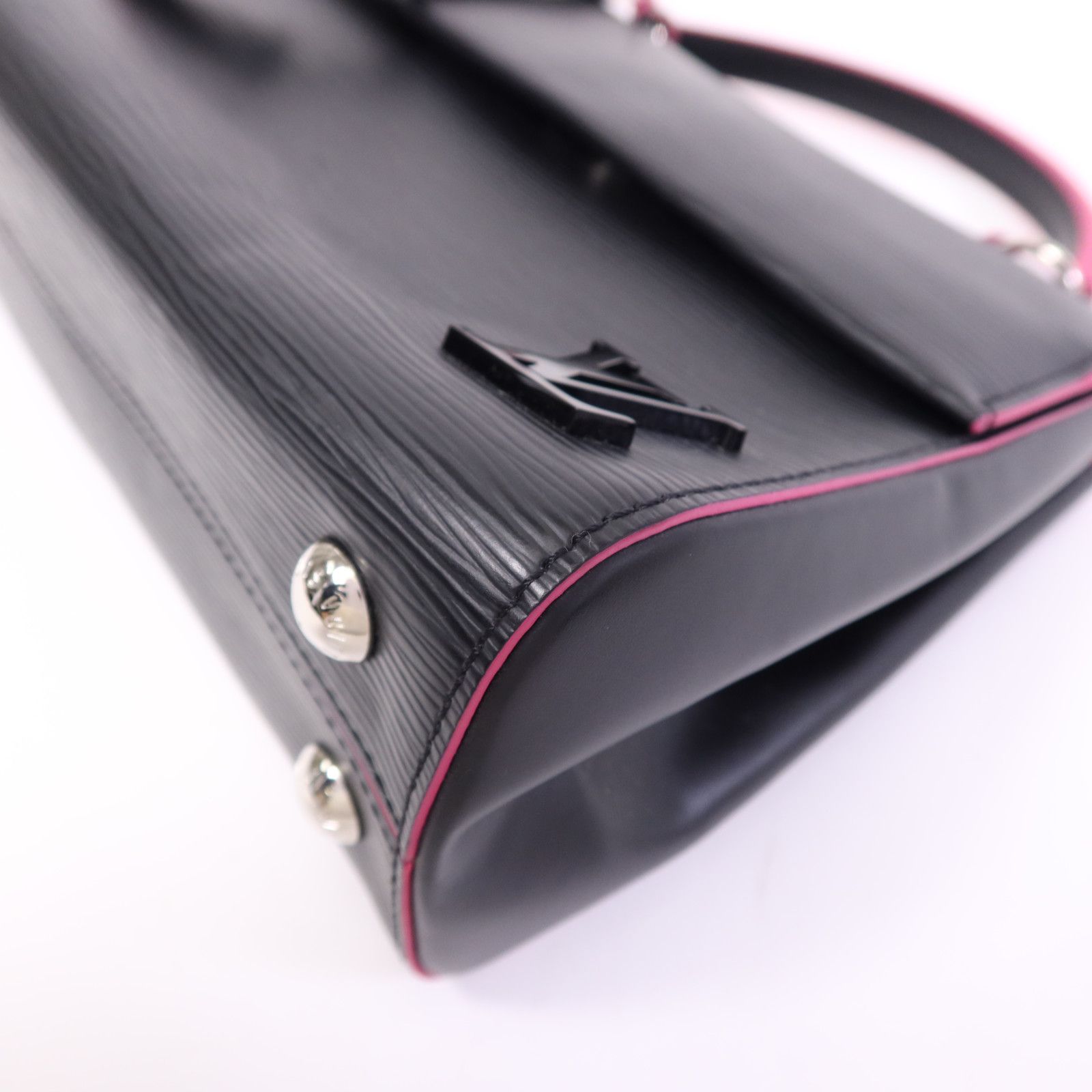 Epi Cluny Bb Ginko Hand-hound Shoulder Bag Black Pink Black/pink 2way Shoulder Bag M 54167 — view 5