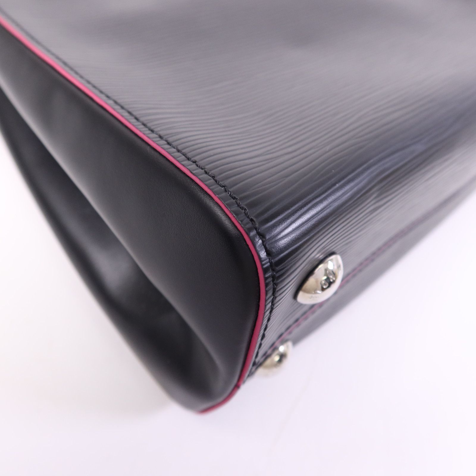 Epi Cluny Bb Ginko Hand-hound Shoulder Bag Black Pink Black/pink 2way Shoulder Bag M 54167 — view 8