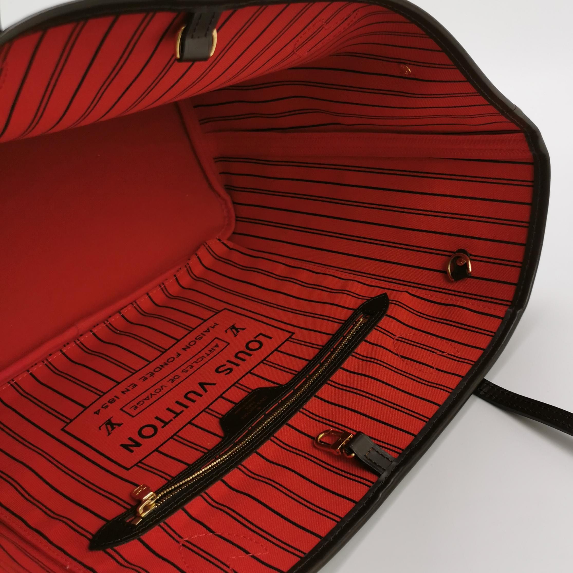 Neverfull NM MM, Damier Ebene — view 5