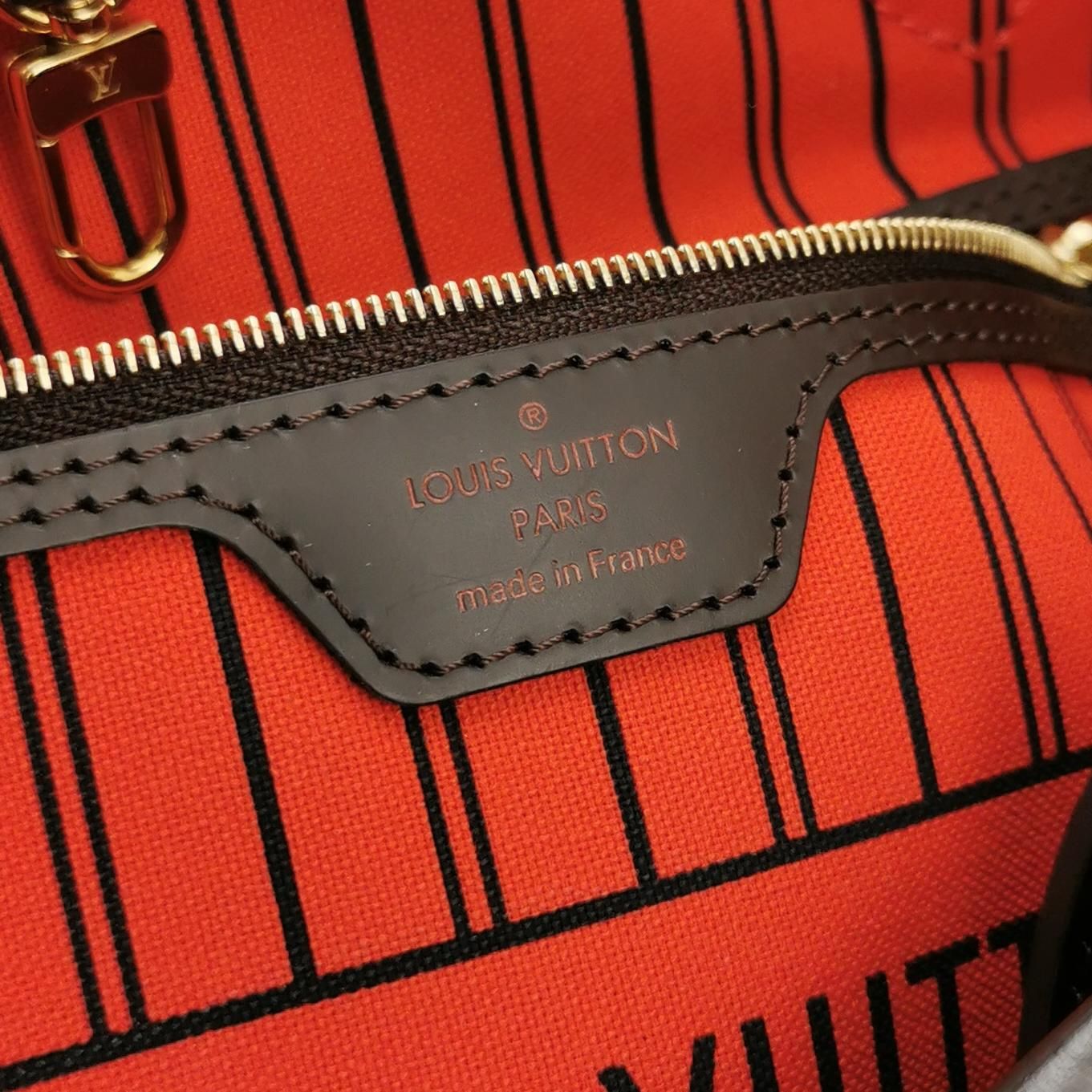 Neverfull NM MM, Damier Ebene — view 6