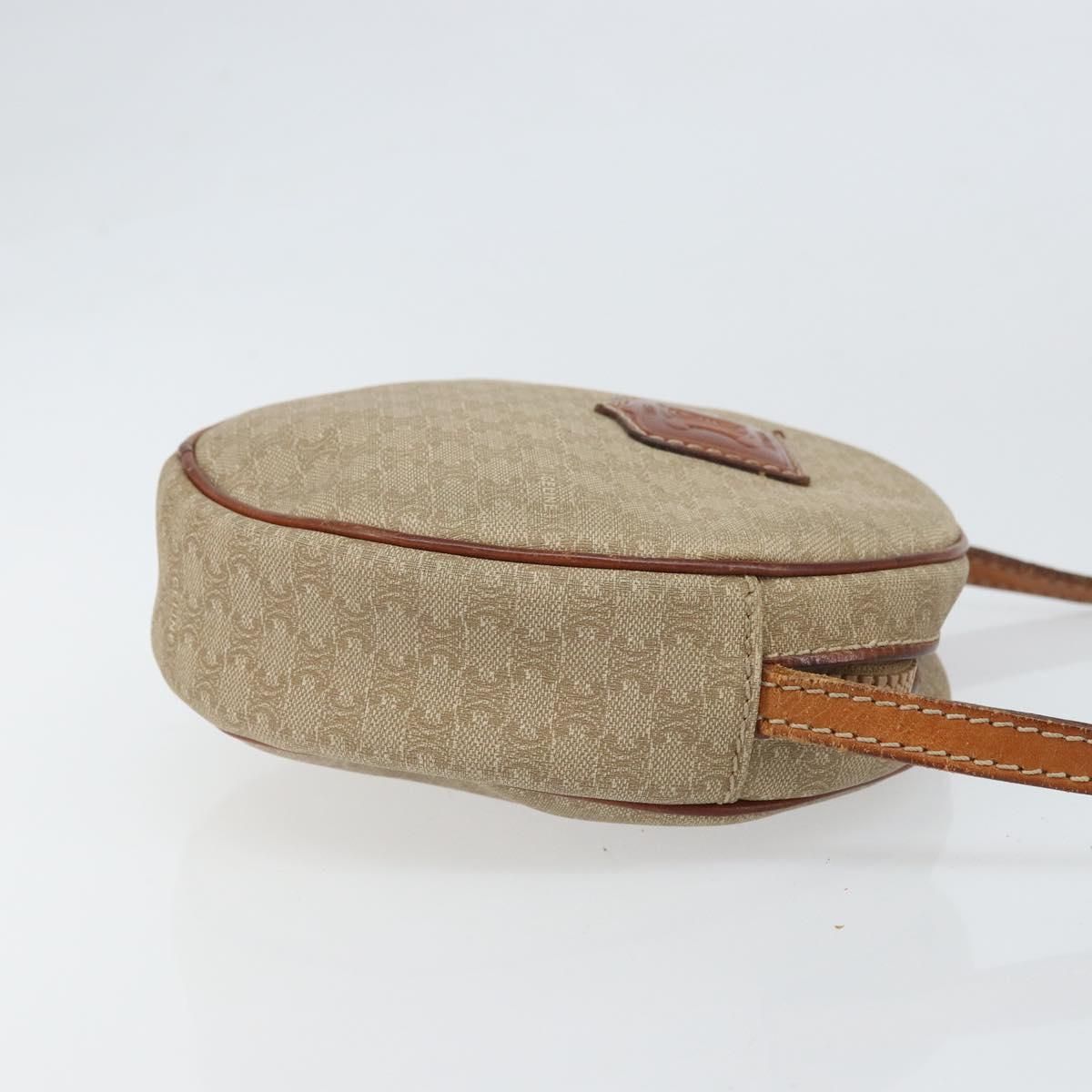 Macadam Canvas Shoulder Bag Pvc Beige Auth — view 3
