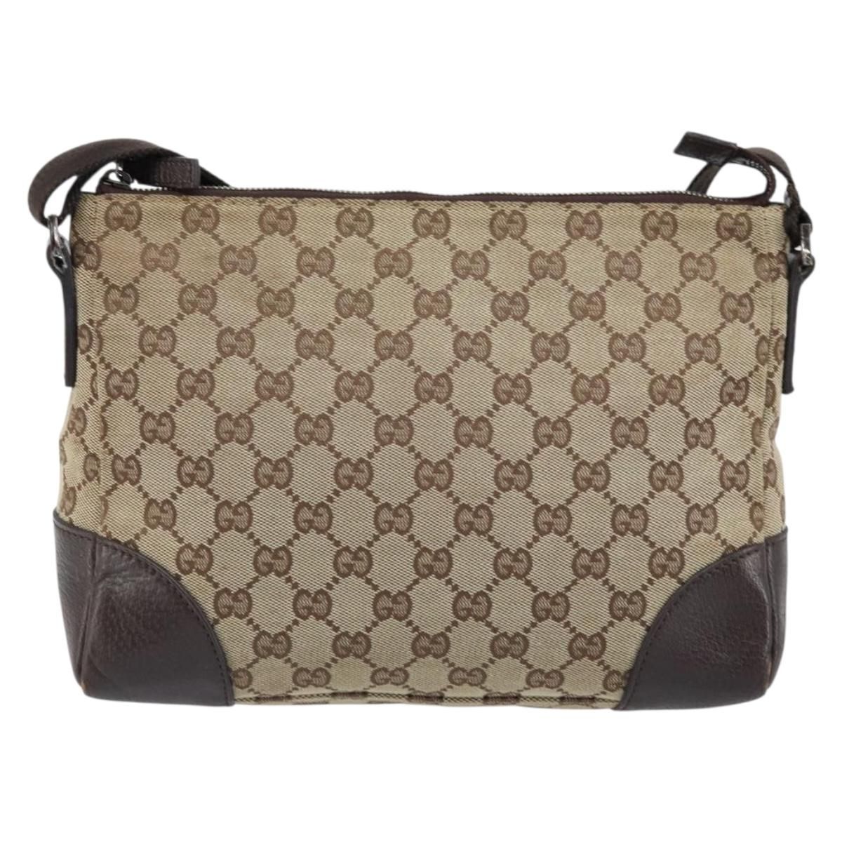 Shoulder Bag Beige Silver 114273 Auth, Neutral — view 2