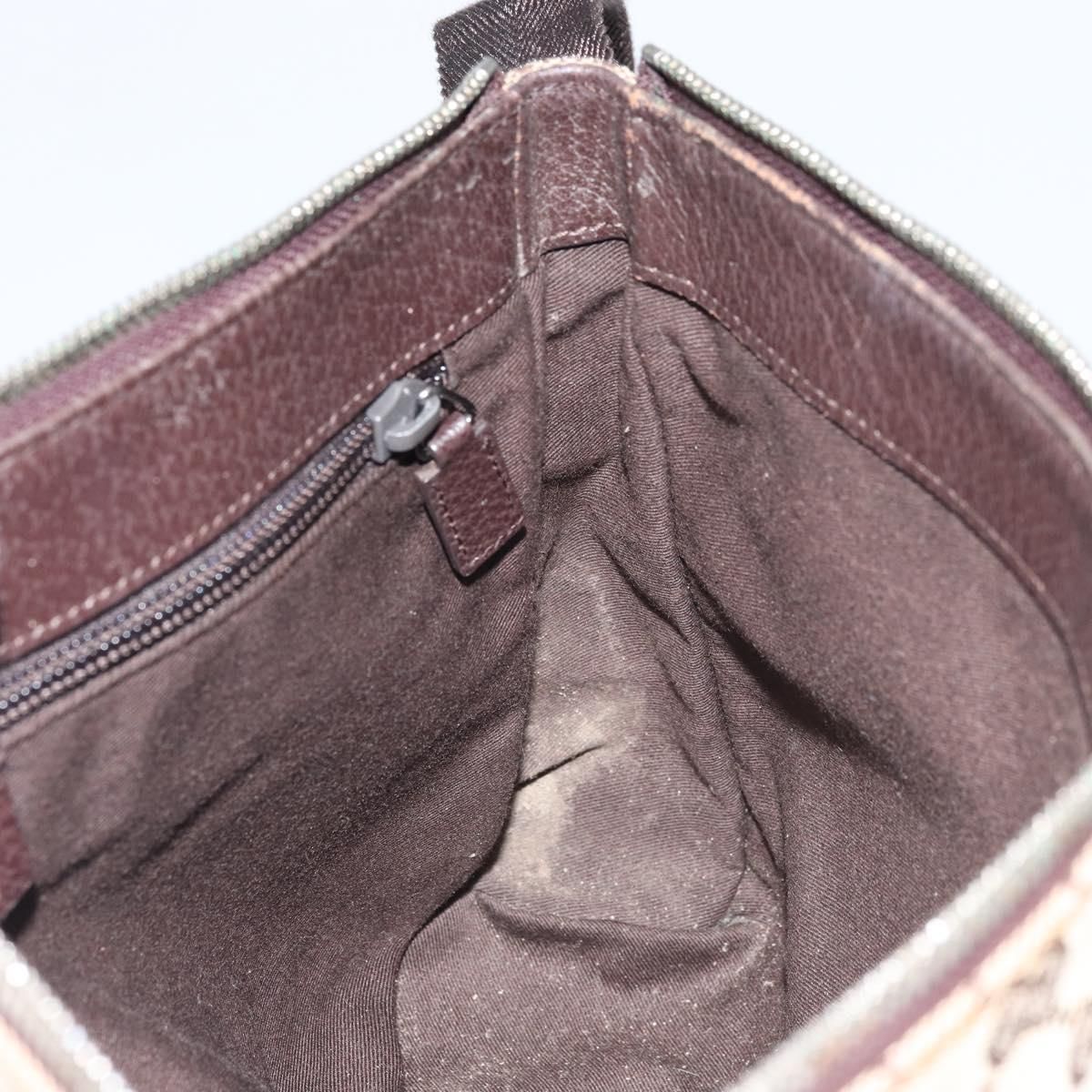 Shoulder Bag Beige Silver 114273 Auth, Neutral — view 20