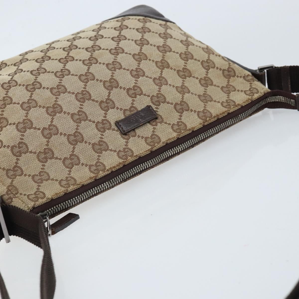 Shoulder Bag Beige Silver 114273 Auth, Neutral — view 6