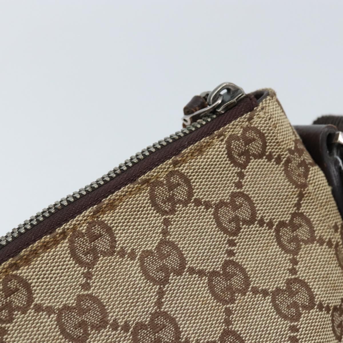 Shoulder Bag Beige Silver 114273 Auth, Neutral — view 9