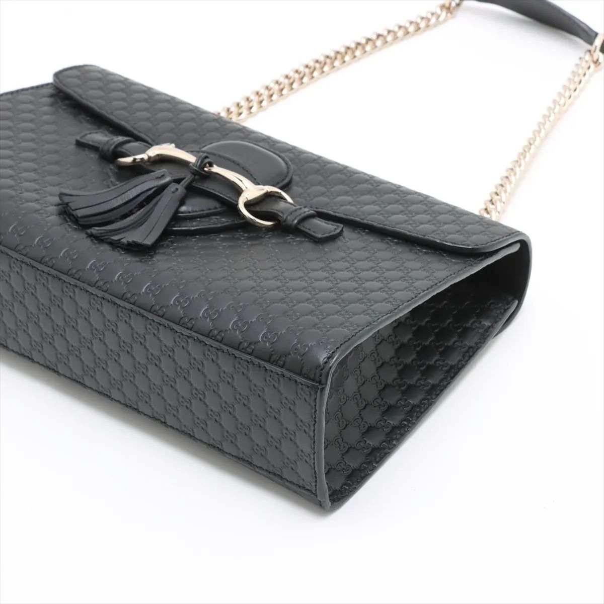 Microguccissima Emily Chain Shoulder Bag — view 3