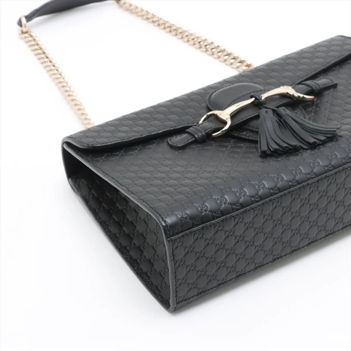 Microguccissima Emily Chain Shoulder Bag — view 4