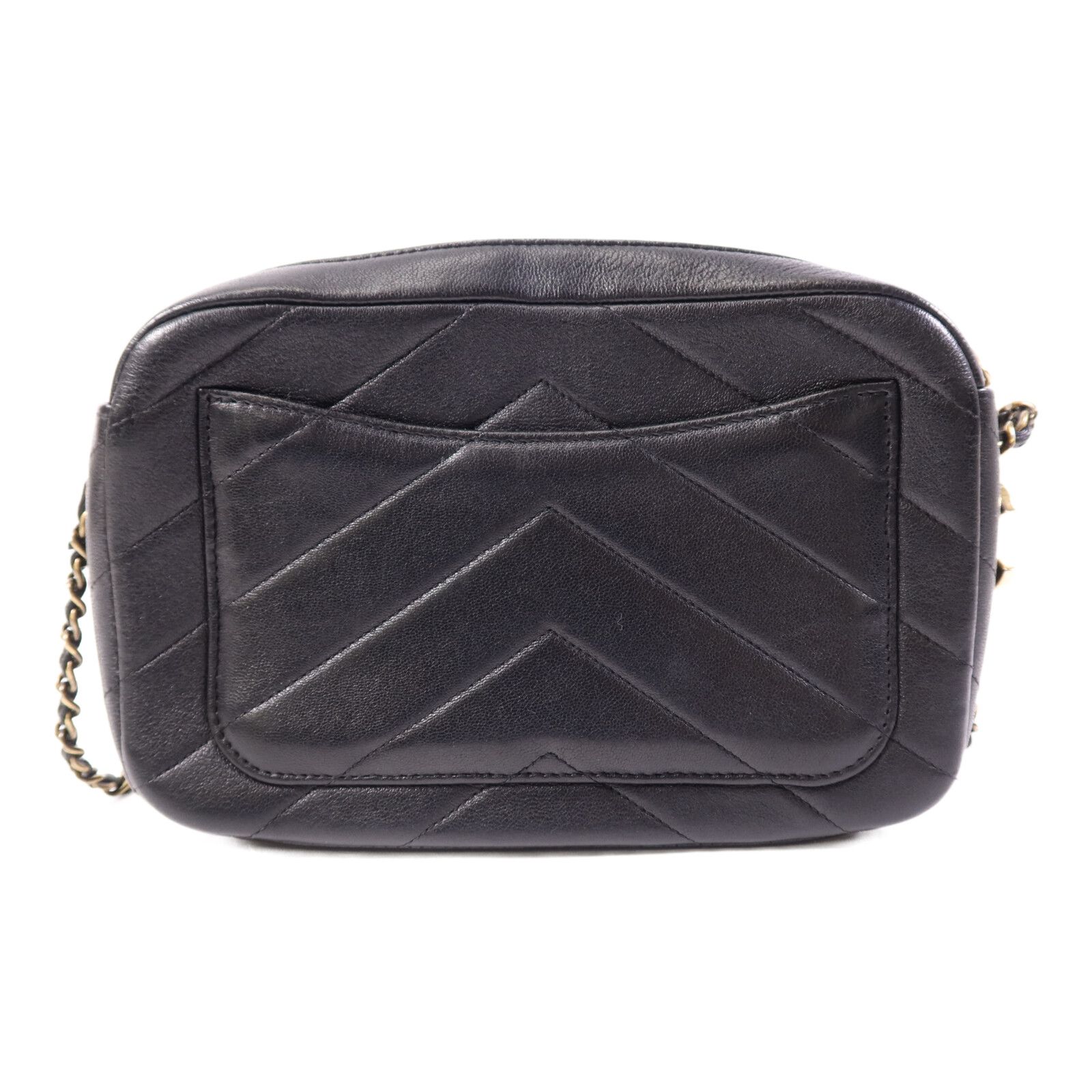 Cruise 2016 Herringbone (Chevron) Leather Camera Case — view 2