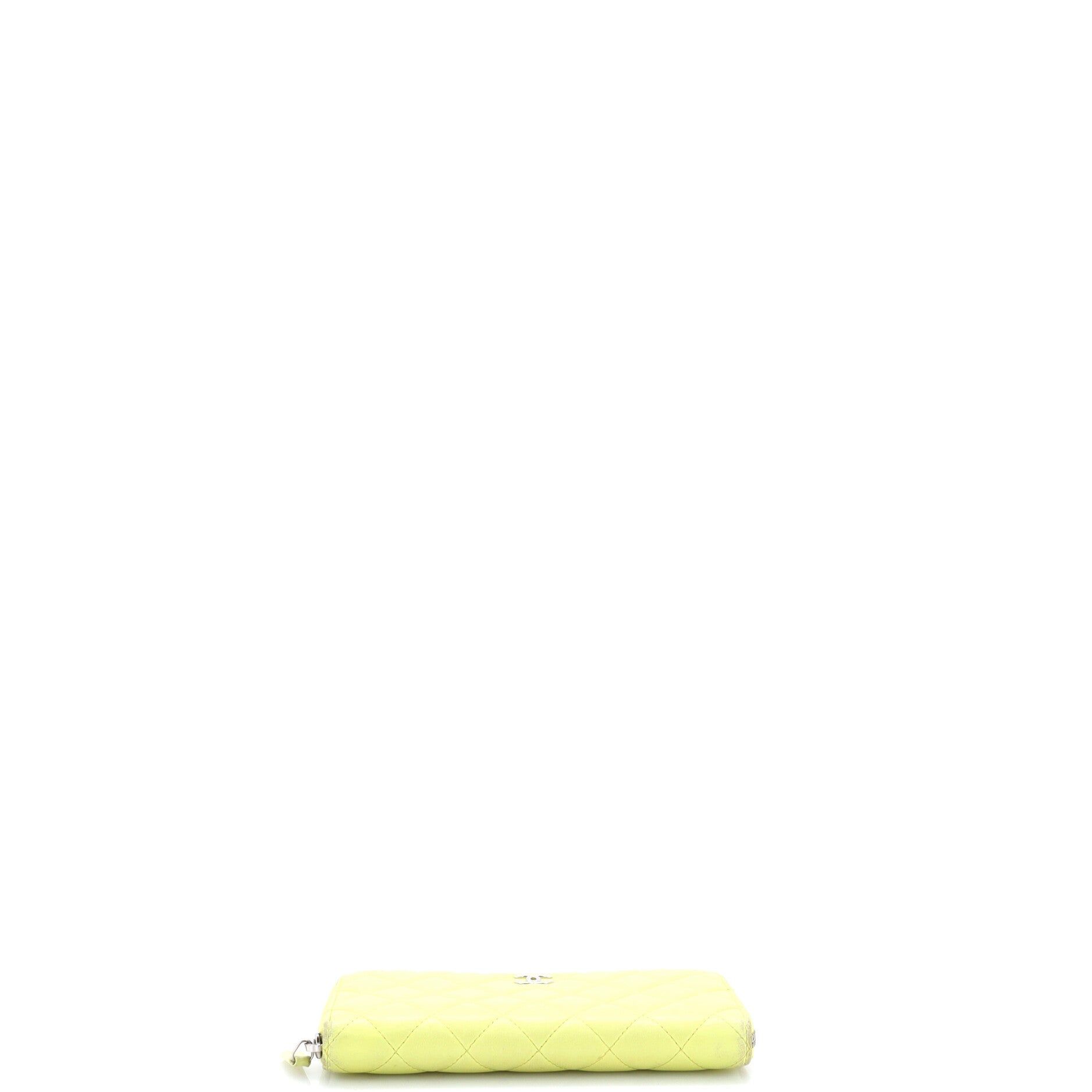Zip Around Wallet Quilted Lambskin Long — view 4