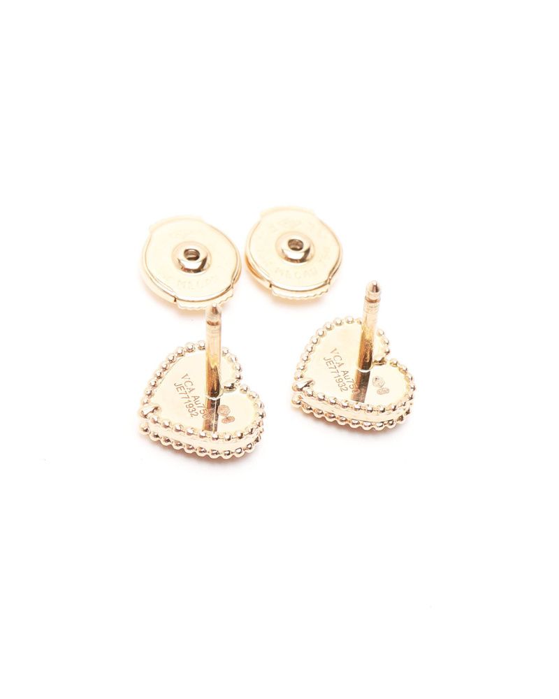 Sweet Hearts Carnelian Earrings — view 4