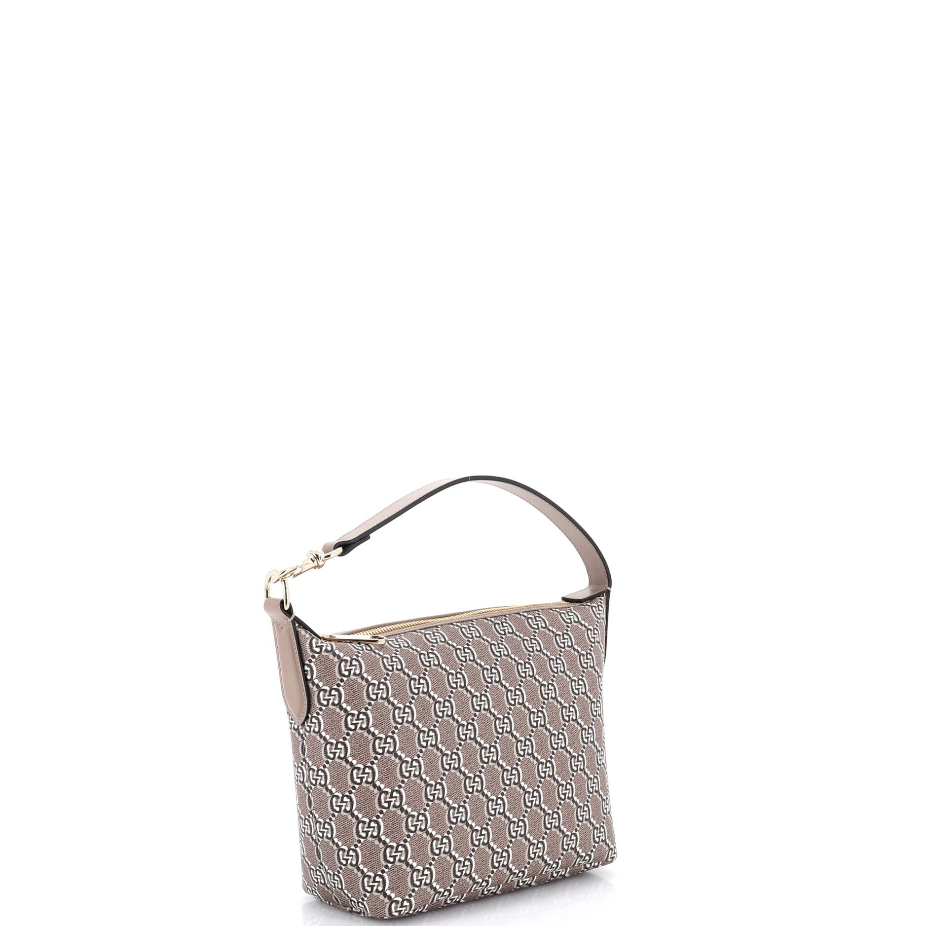Ophidia Zip Shoulder Bag Gg Shadow Coated Canvas Super Mini — view 2