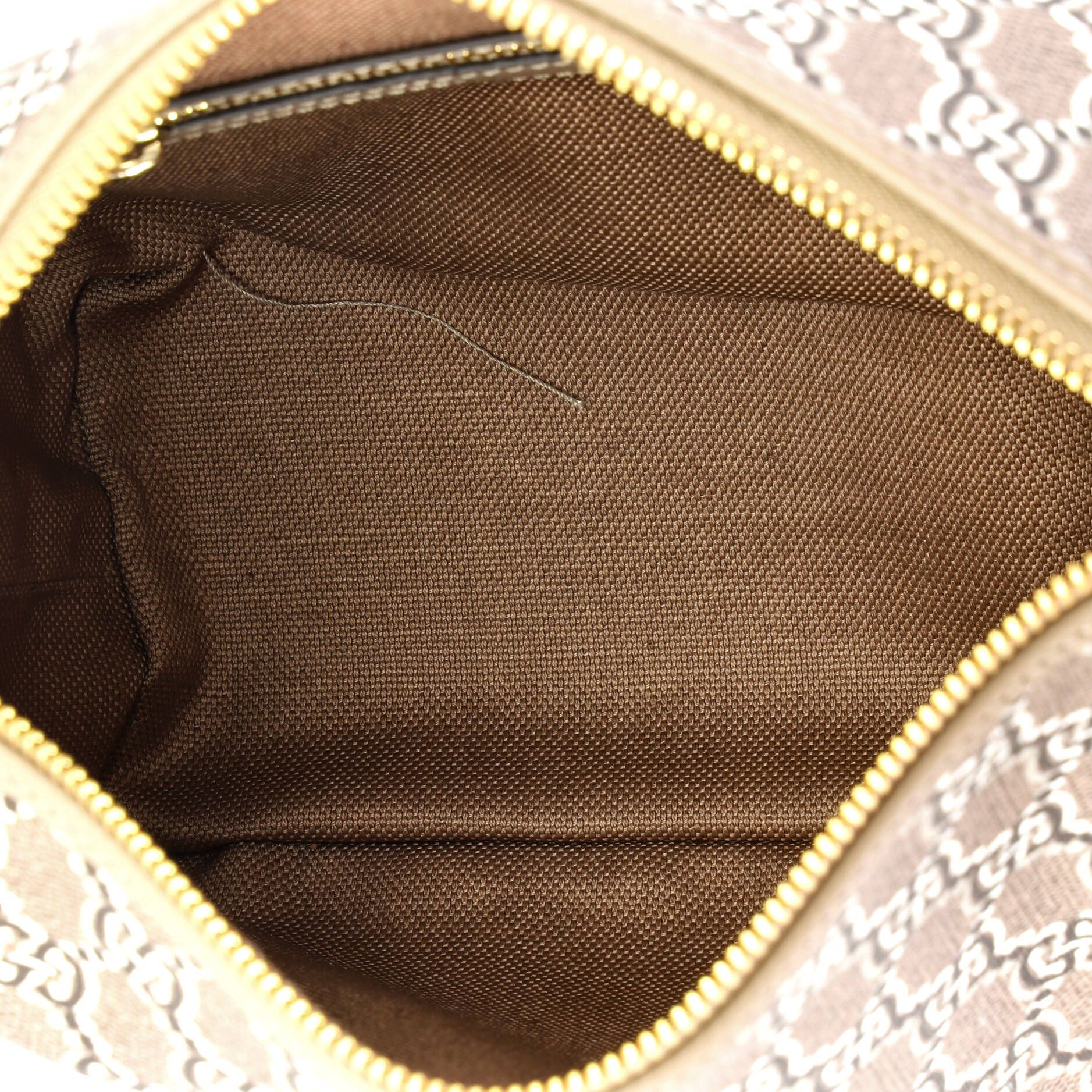 Ophidia Zip Shoulder Bag Gg Shadow Coated Canvas Super Mini — view 5