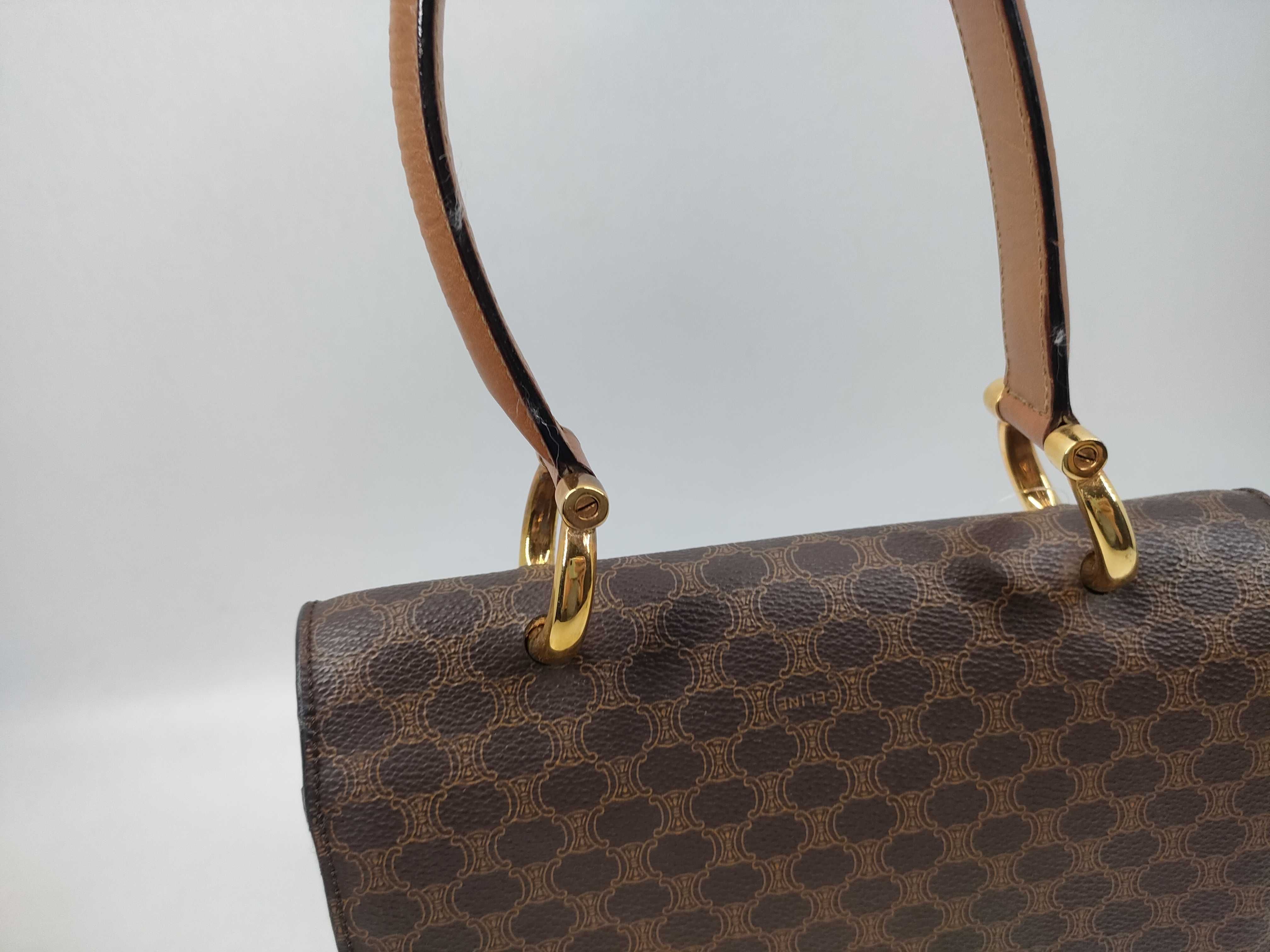 Vintage Top Handle Front Flap Bag — view 3