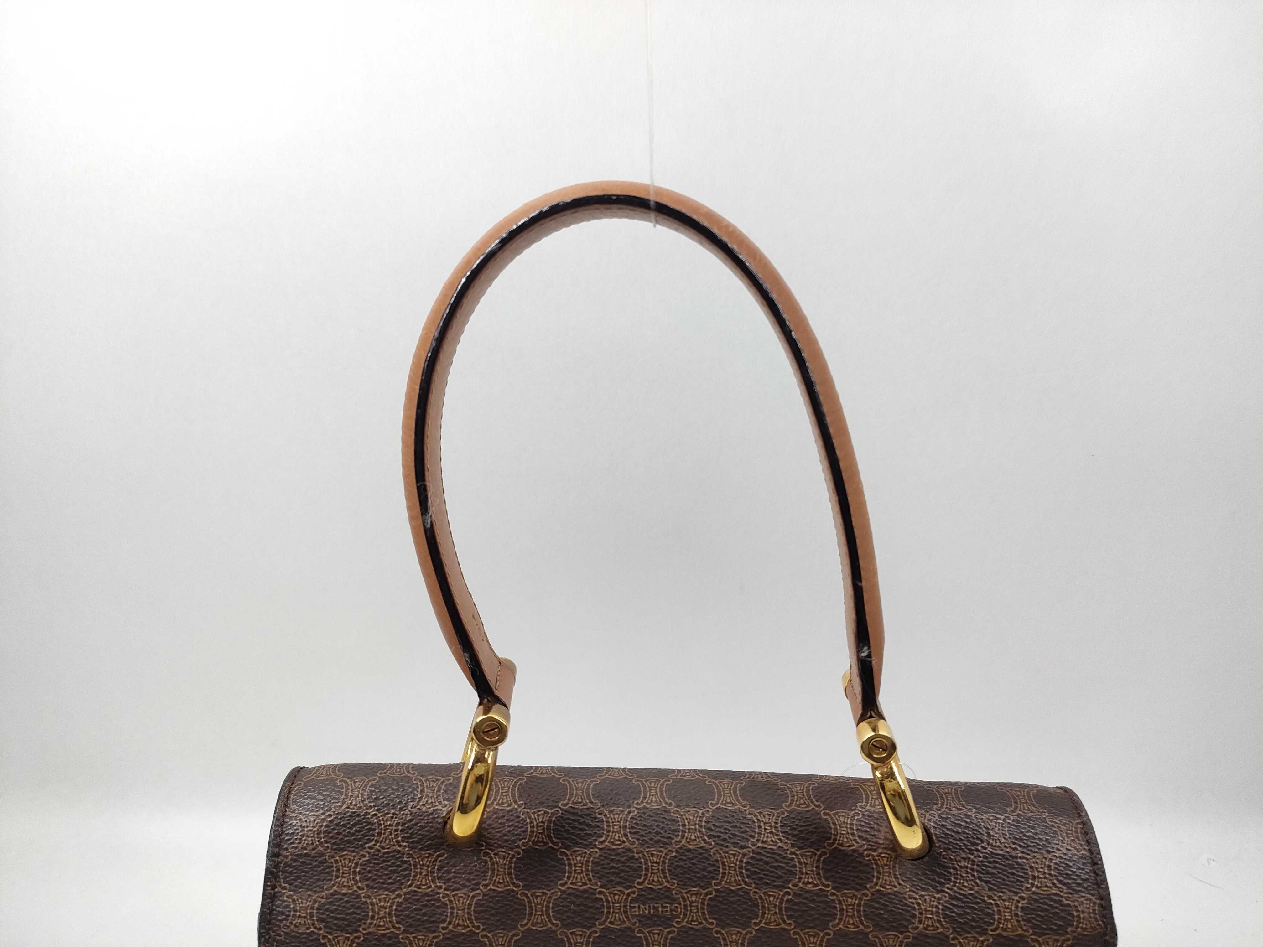 Vintage Top Handle Front Flap Bag — view 4